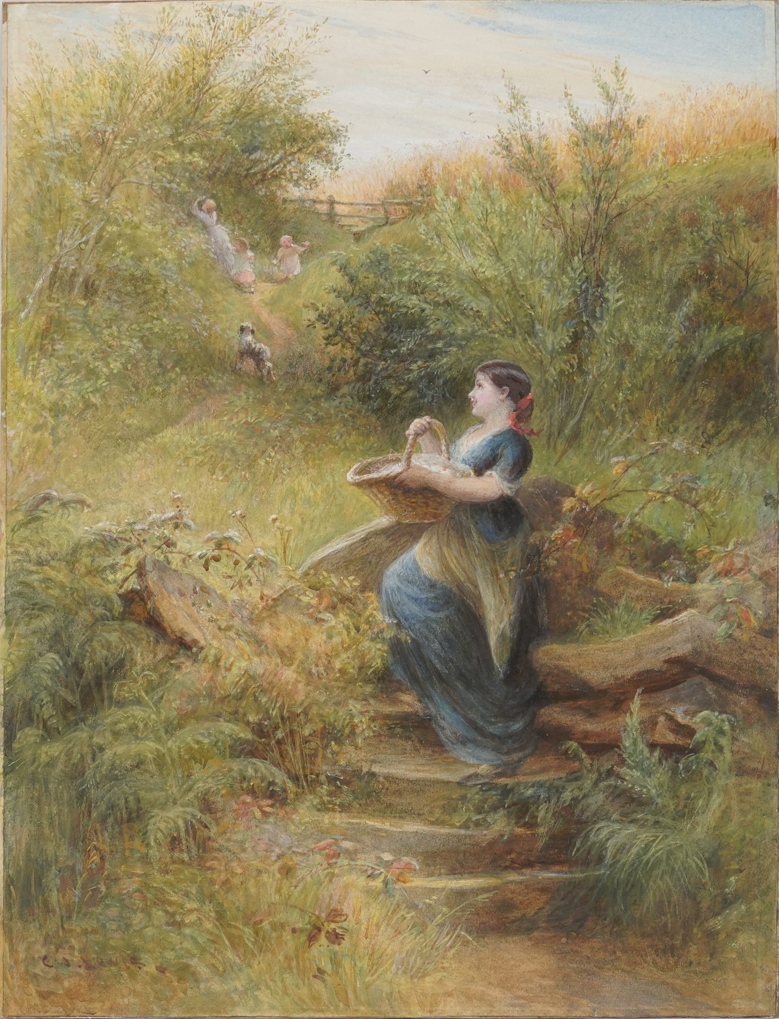 Charles James Lewis, 1830-1892, Waiting