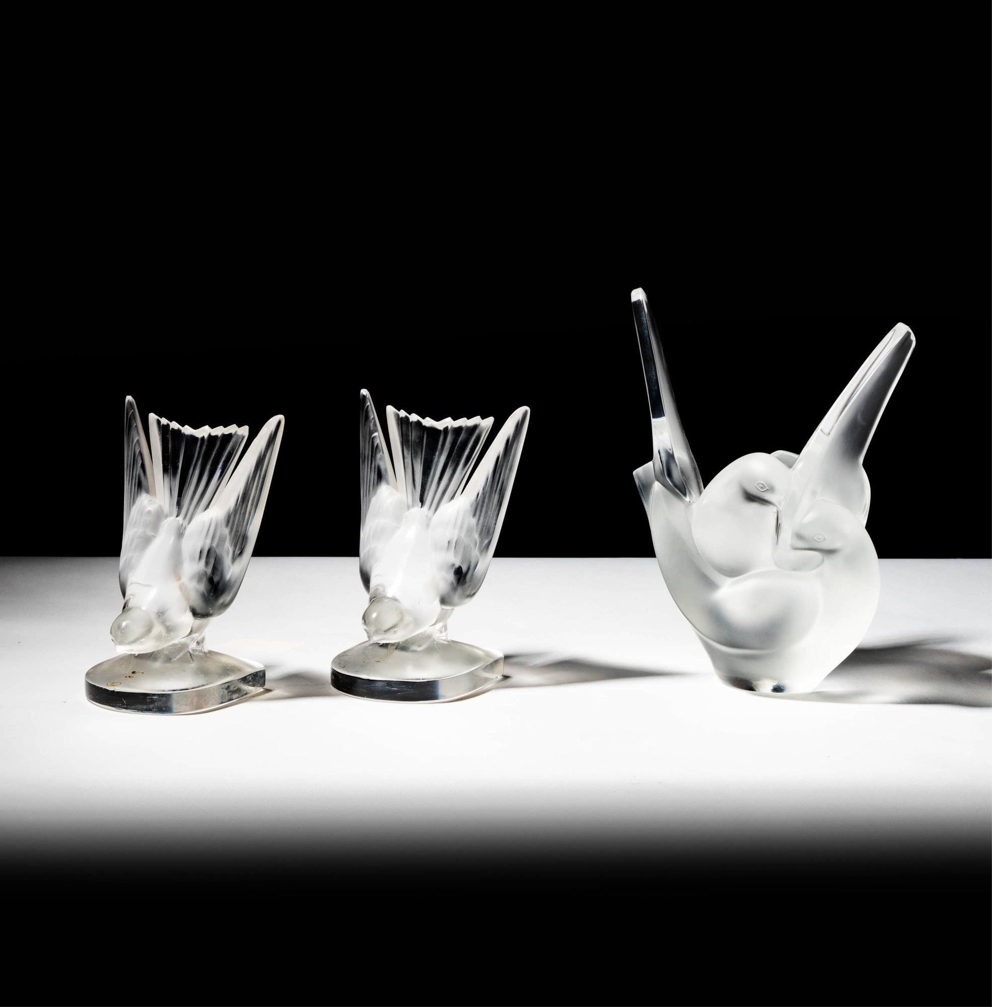 Three Lalique Table Articles
