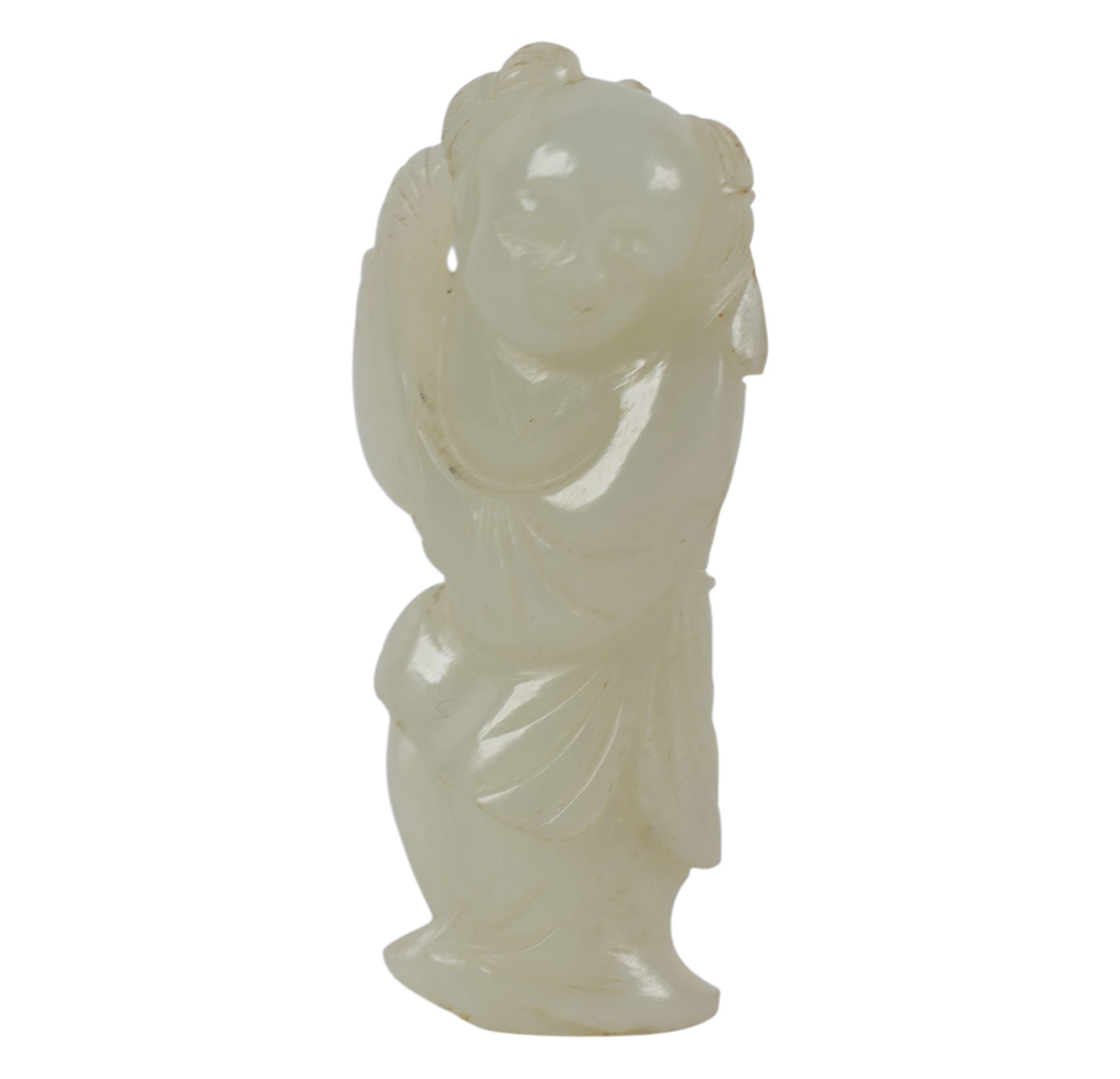 A Chinese Jade Carving of a Man