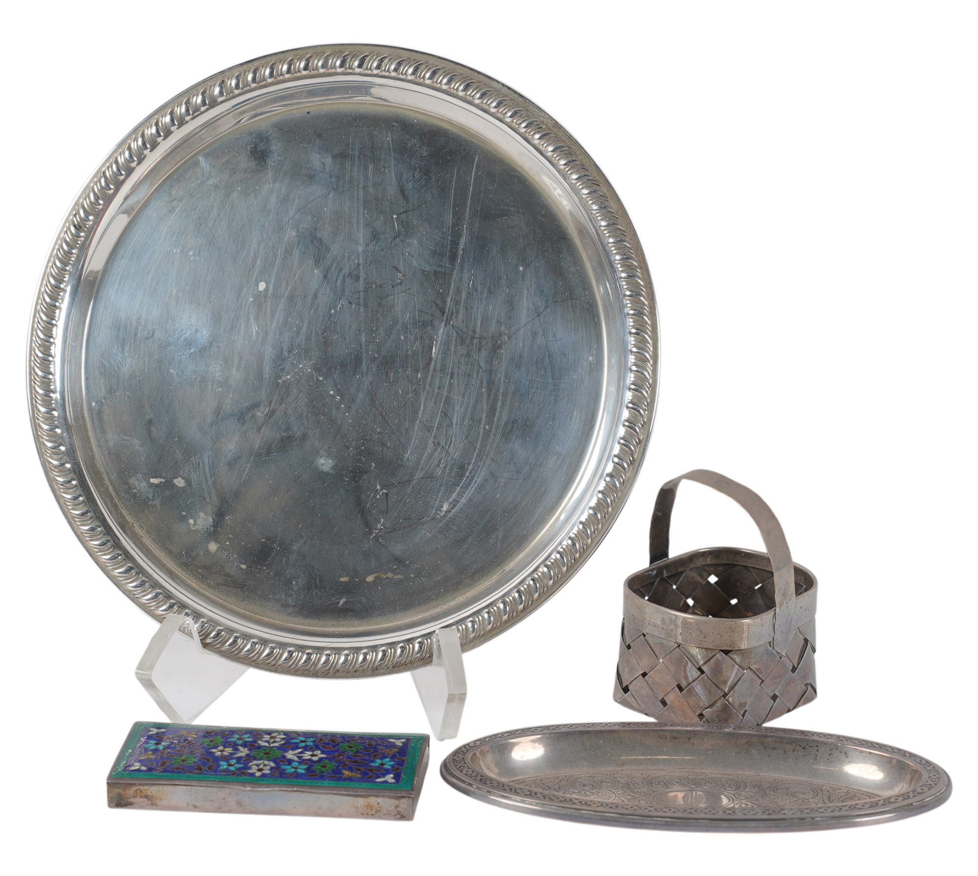 A Collection of Sterling Silver Objects