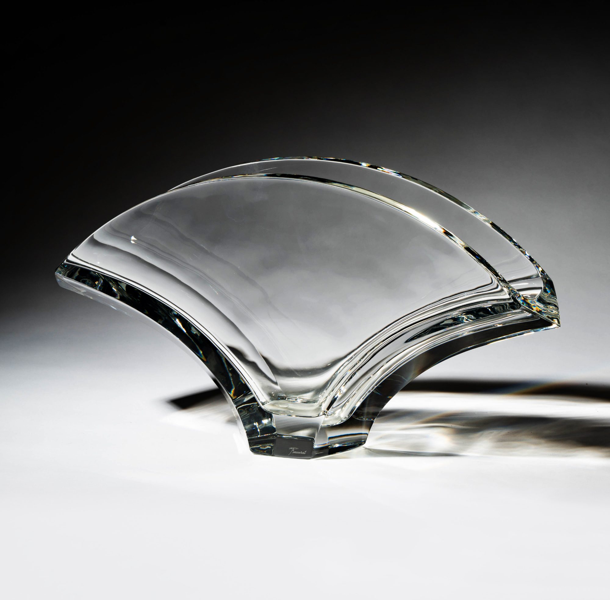 Baccarat Ginkgo Crystal Vase