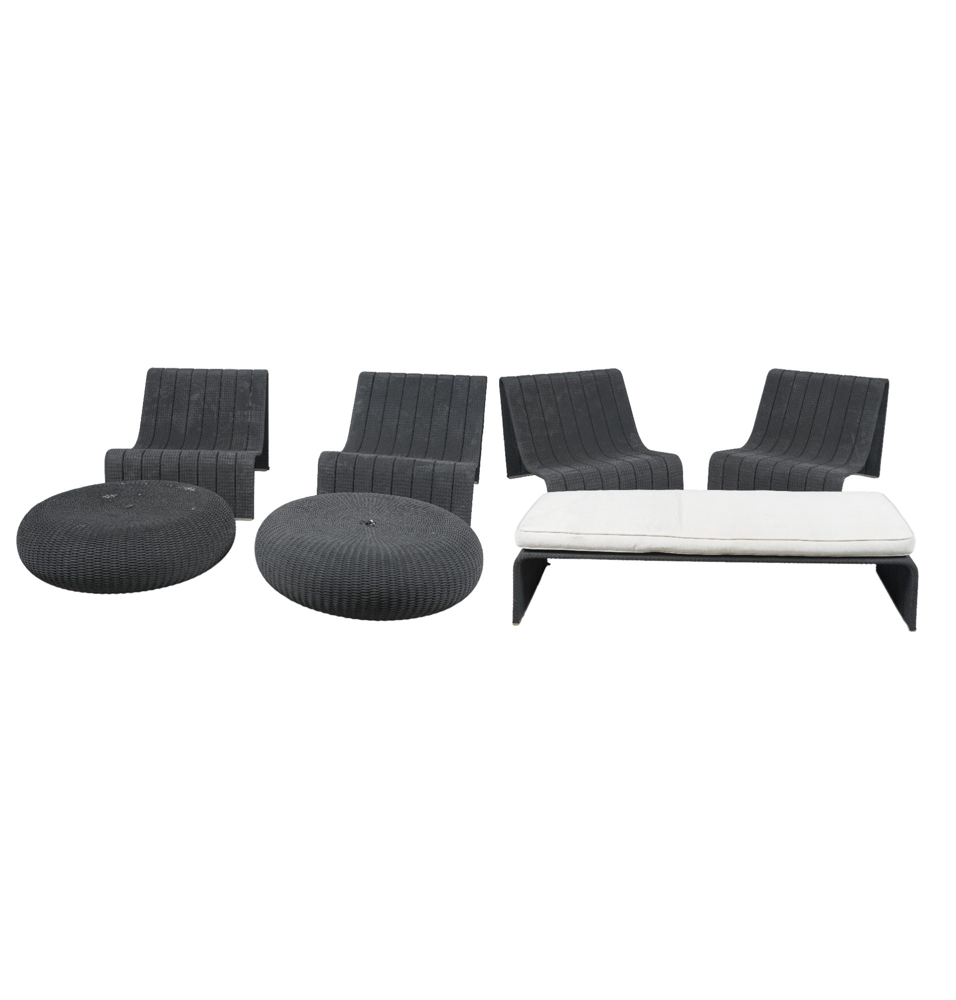 Group of Paola Lenti Patio Furniture