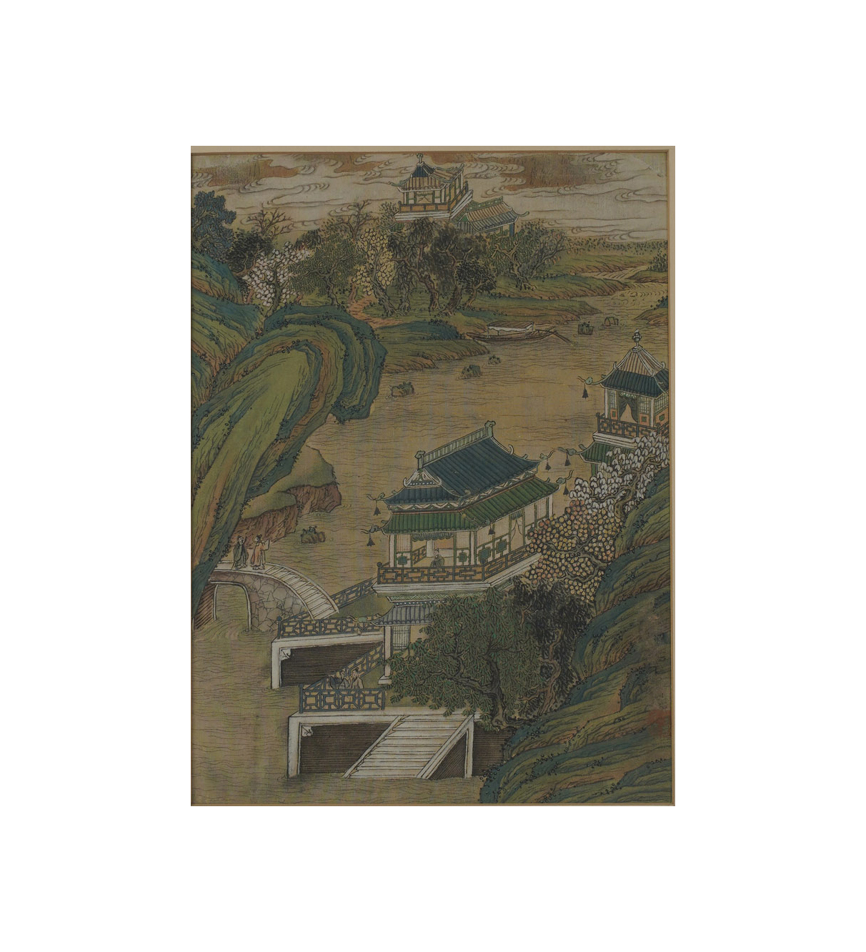 Chinese Watercolor on Silk