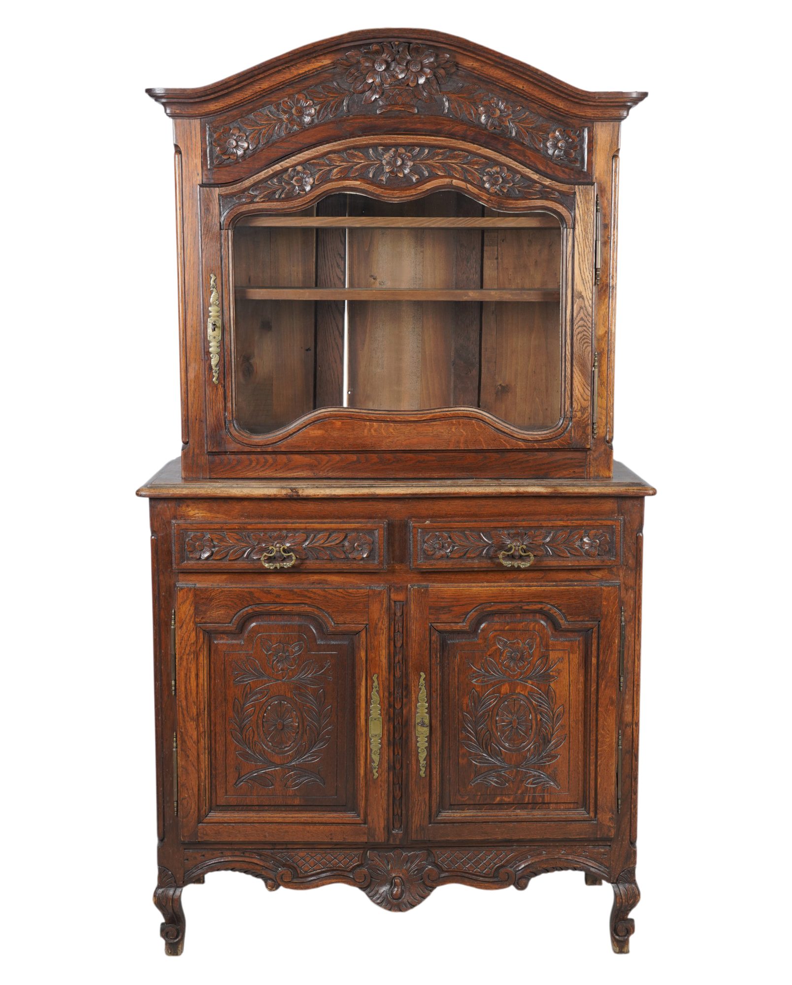 French Louis XV Style Buffet Hutch