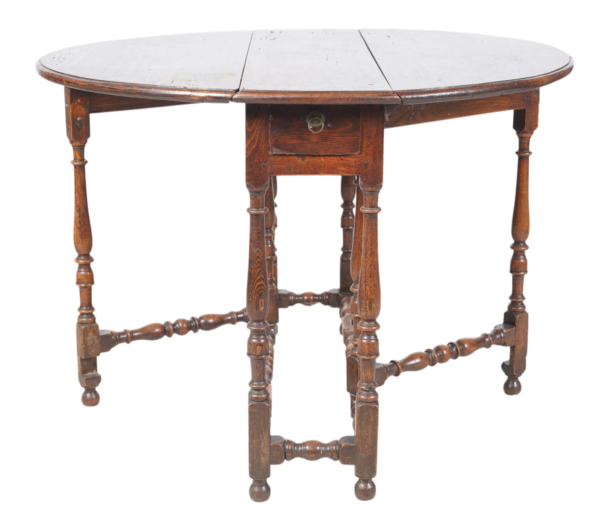 An English Oak Gateleg Table