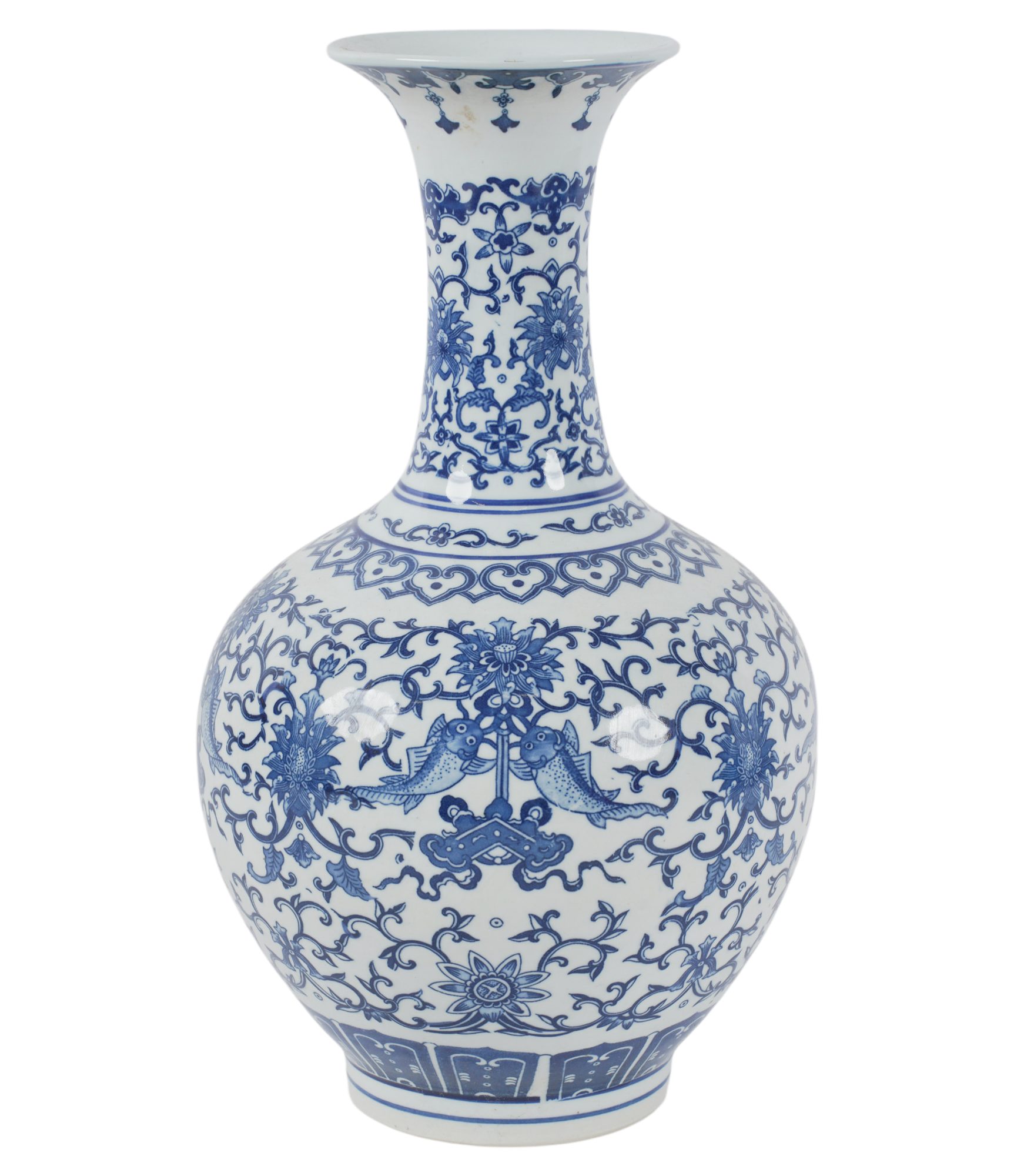 Blue and White Korean Vase