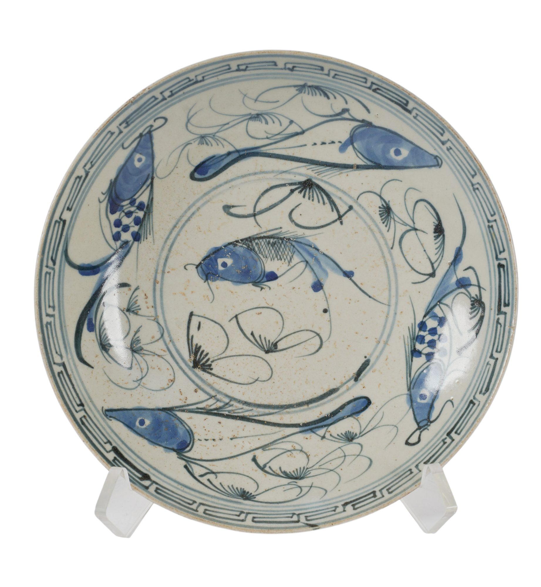 Blue and White Korean Plate