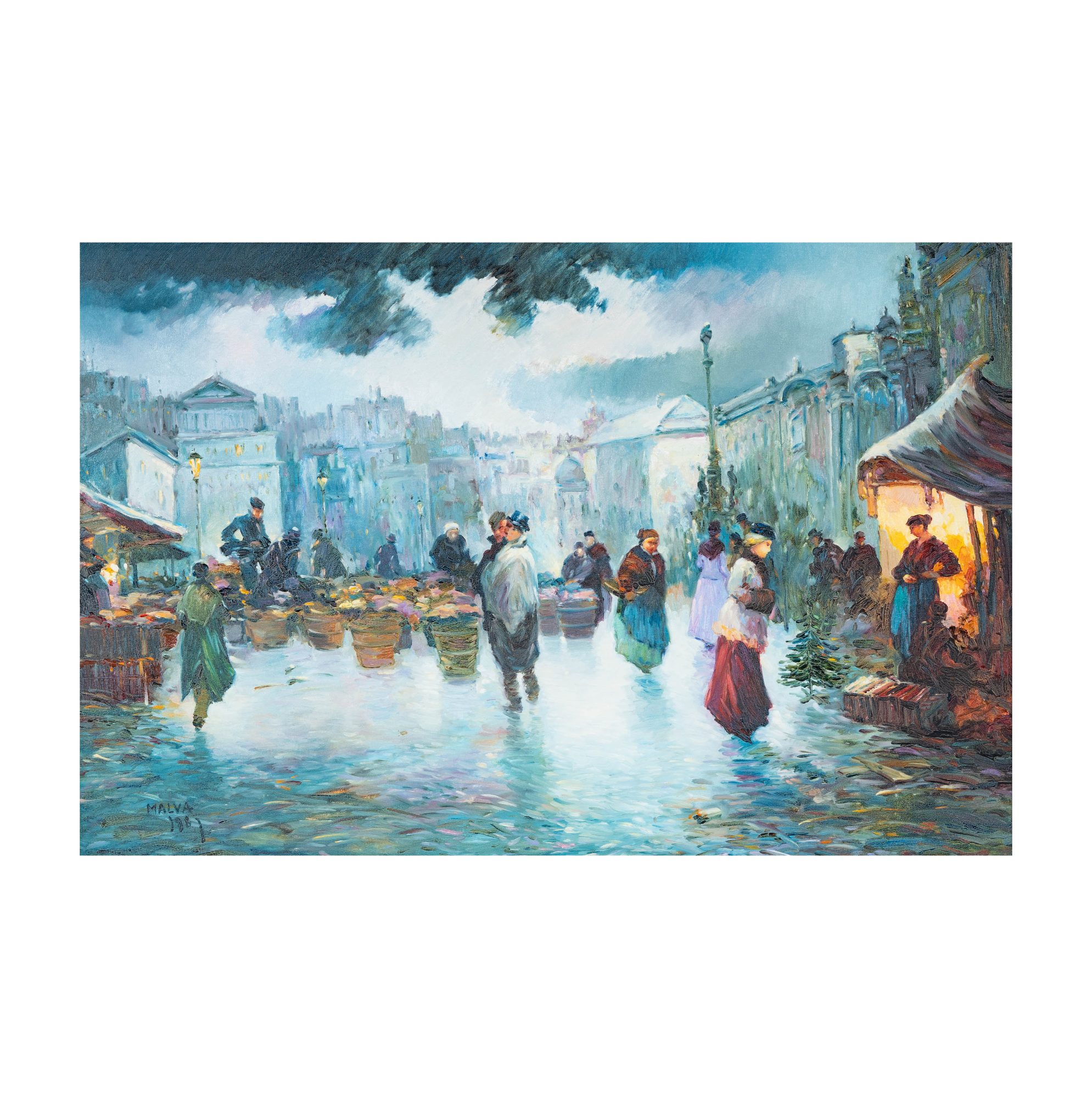 Night Market Scene