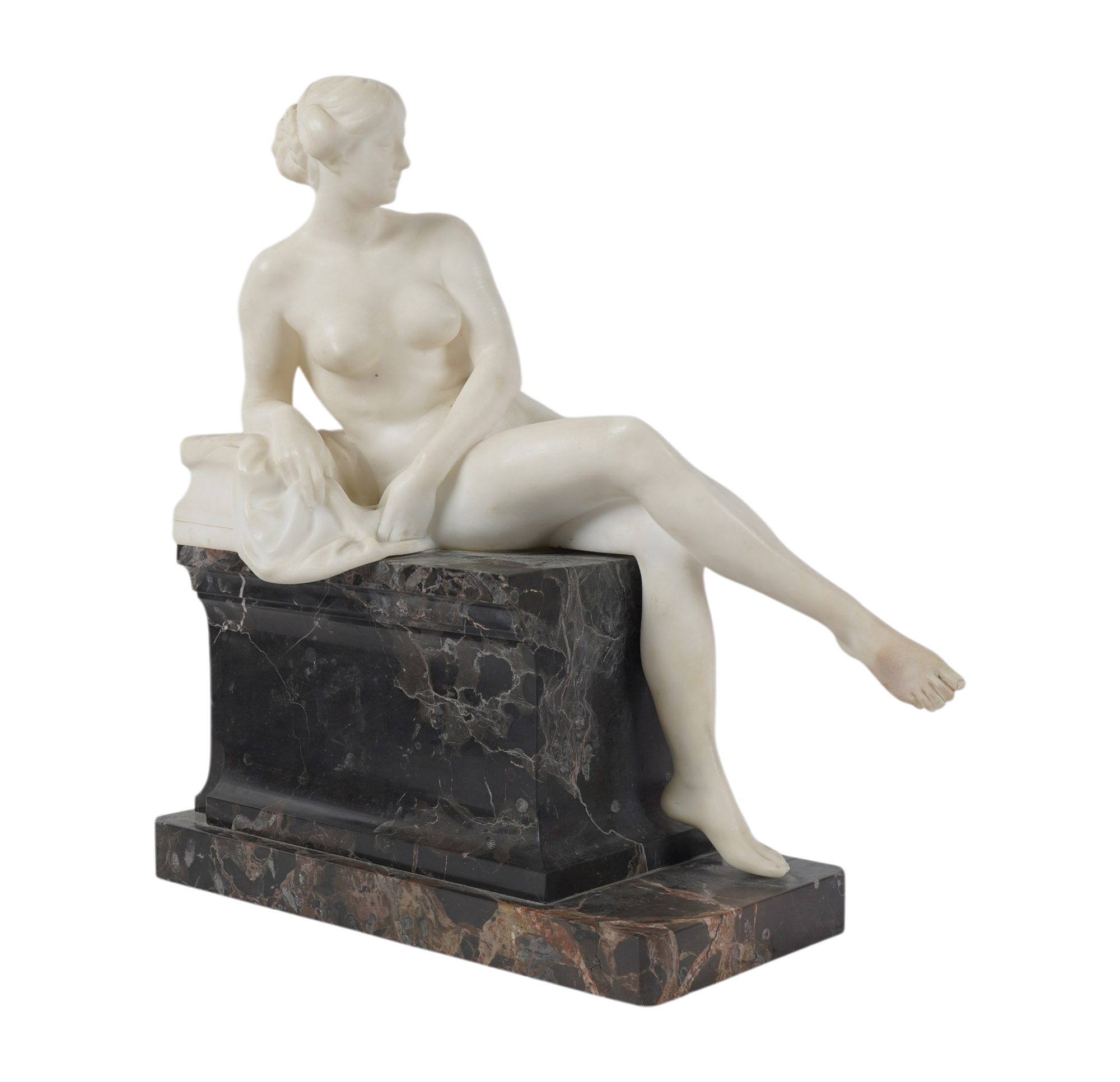 A Marble Figure of a Woman