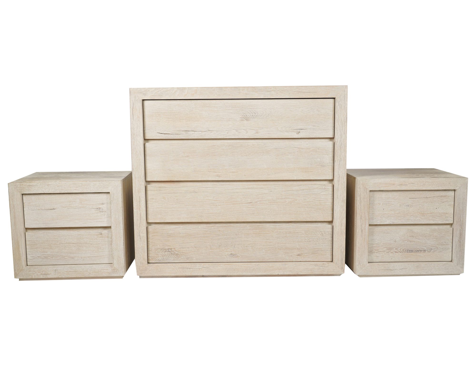 A Restoration Hardware Three-Piece Bedroom Set