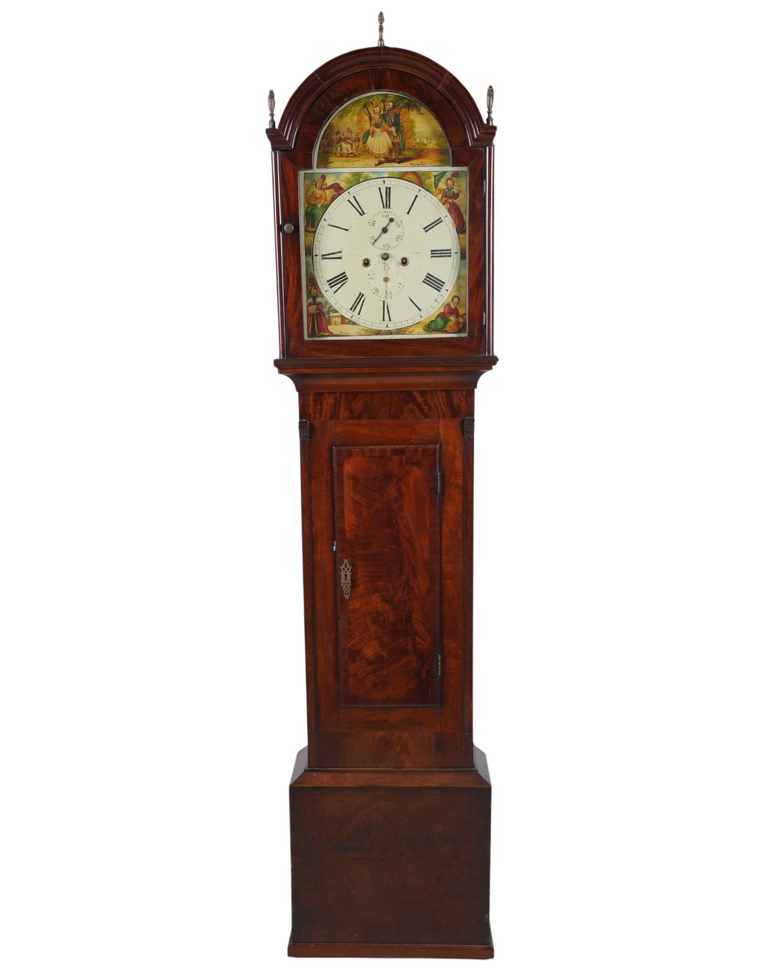 A 19th-century Scottish Tall Case Clock