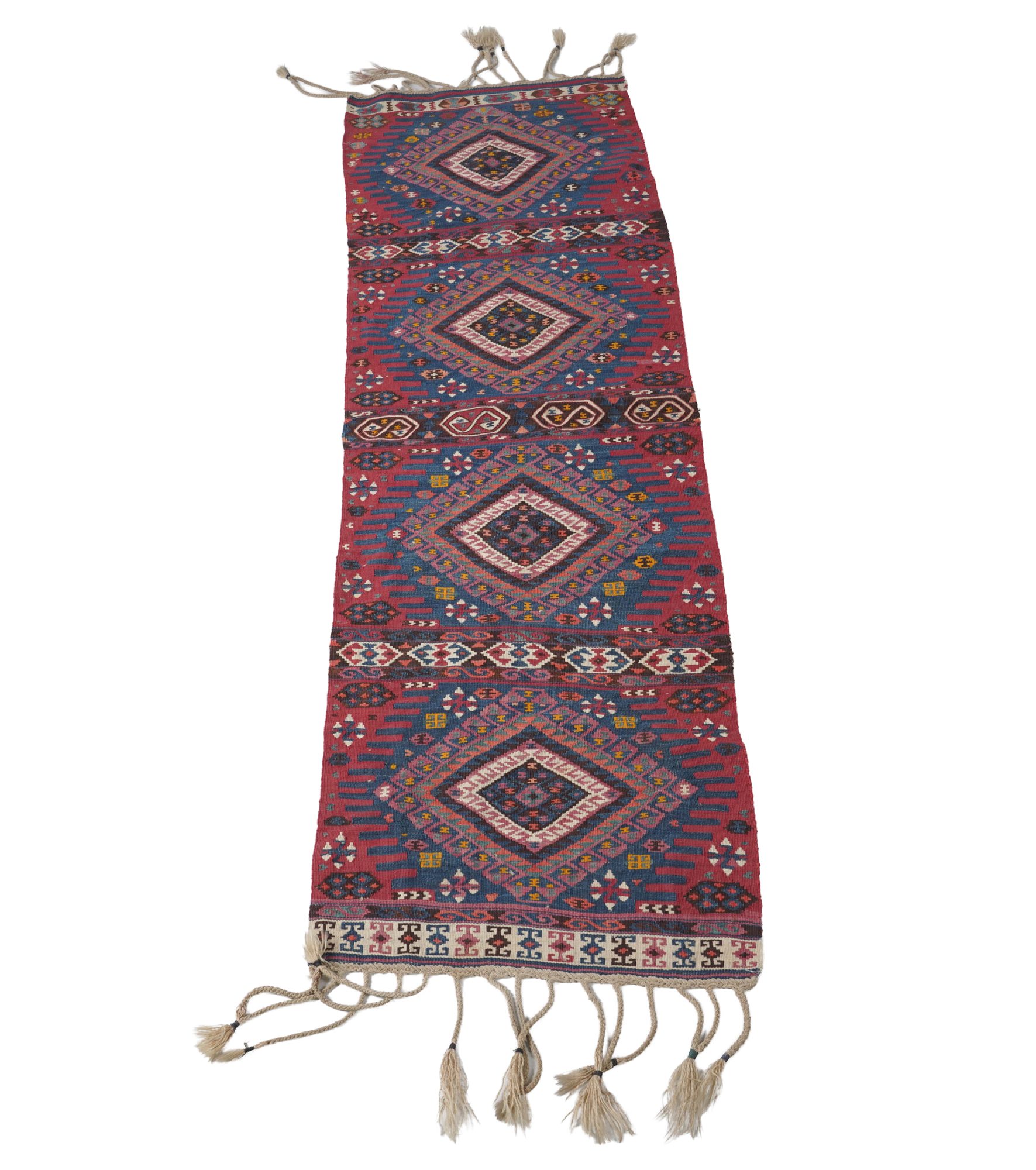 Red and Blue Persian Runner