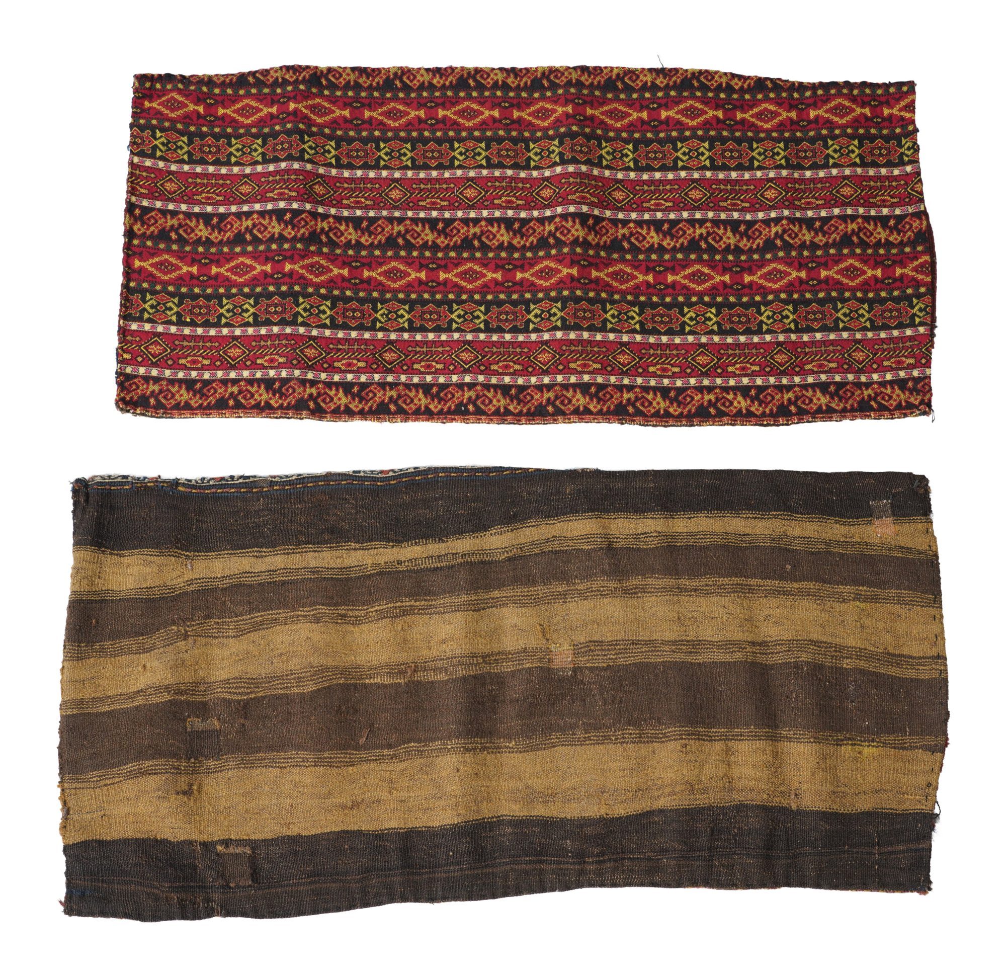 Two Persian Rug Pillow Cases