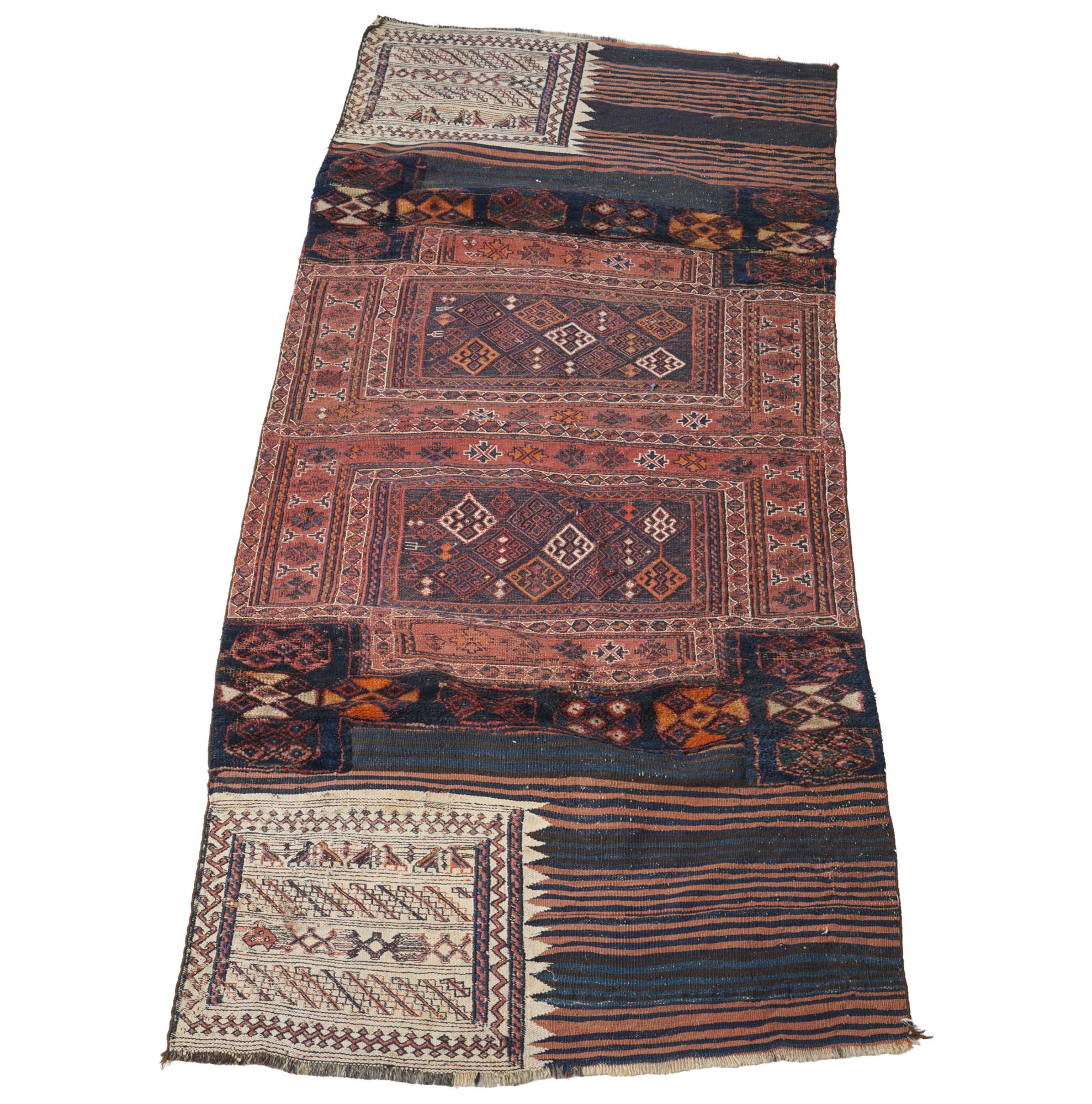 Persian Patchwork Throw Rug