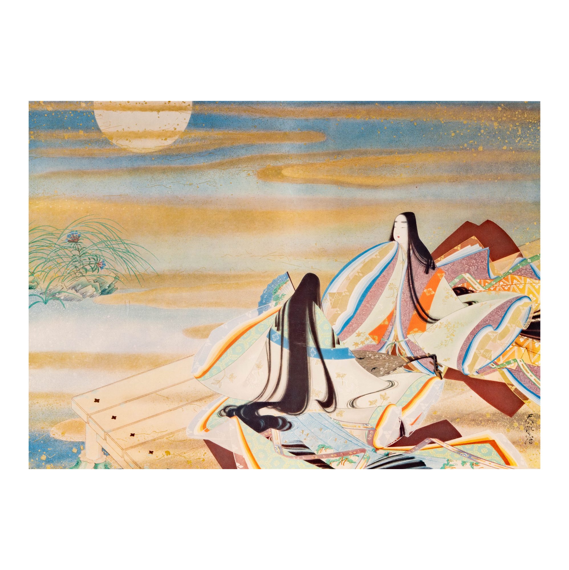 Ogyu Tensen, Musicians Under Moonlight