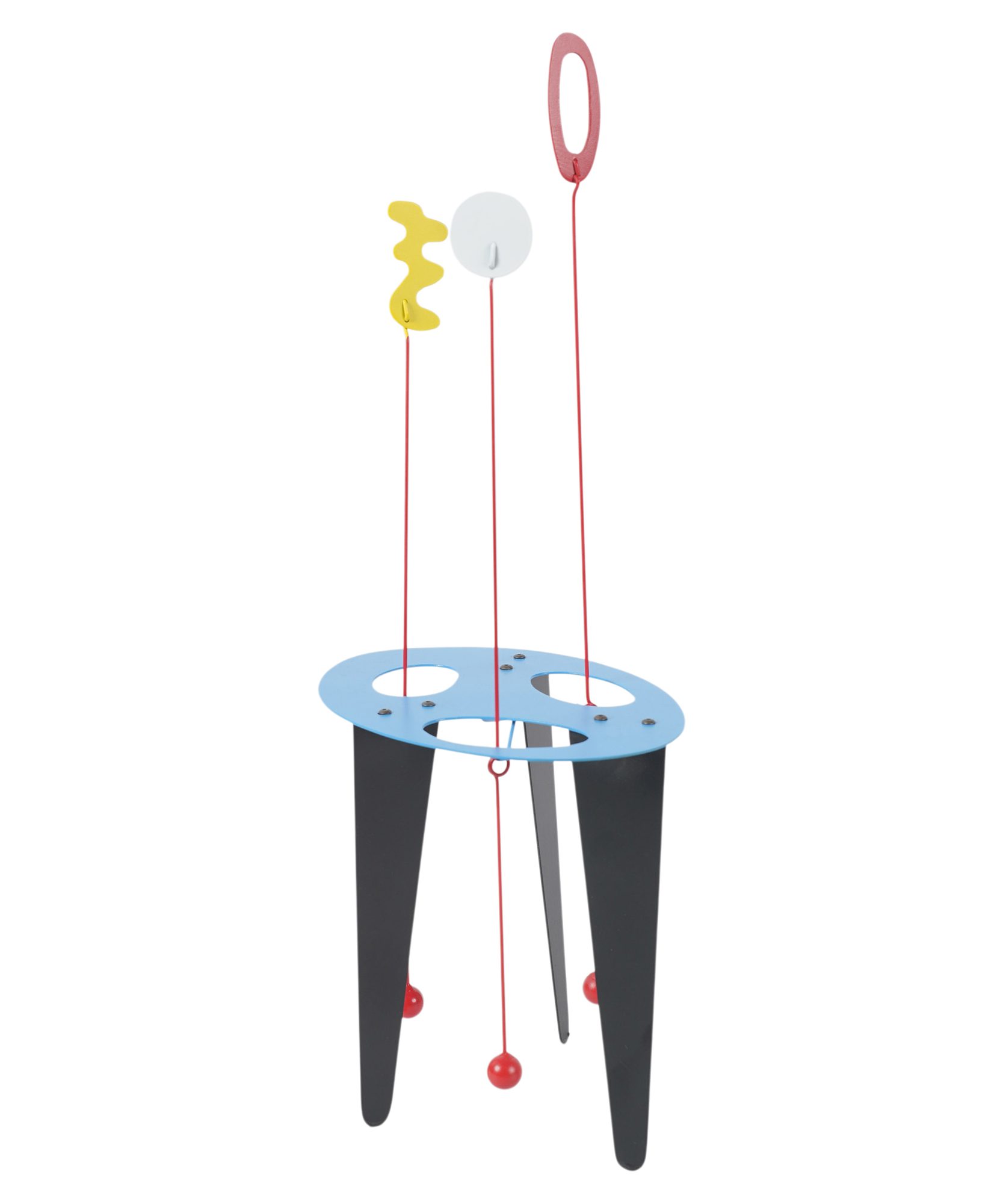 Tripod with Floating Shapes