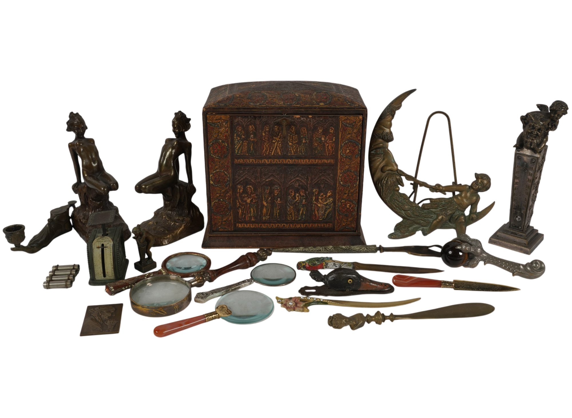 Collection of Antique Desk Accessories