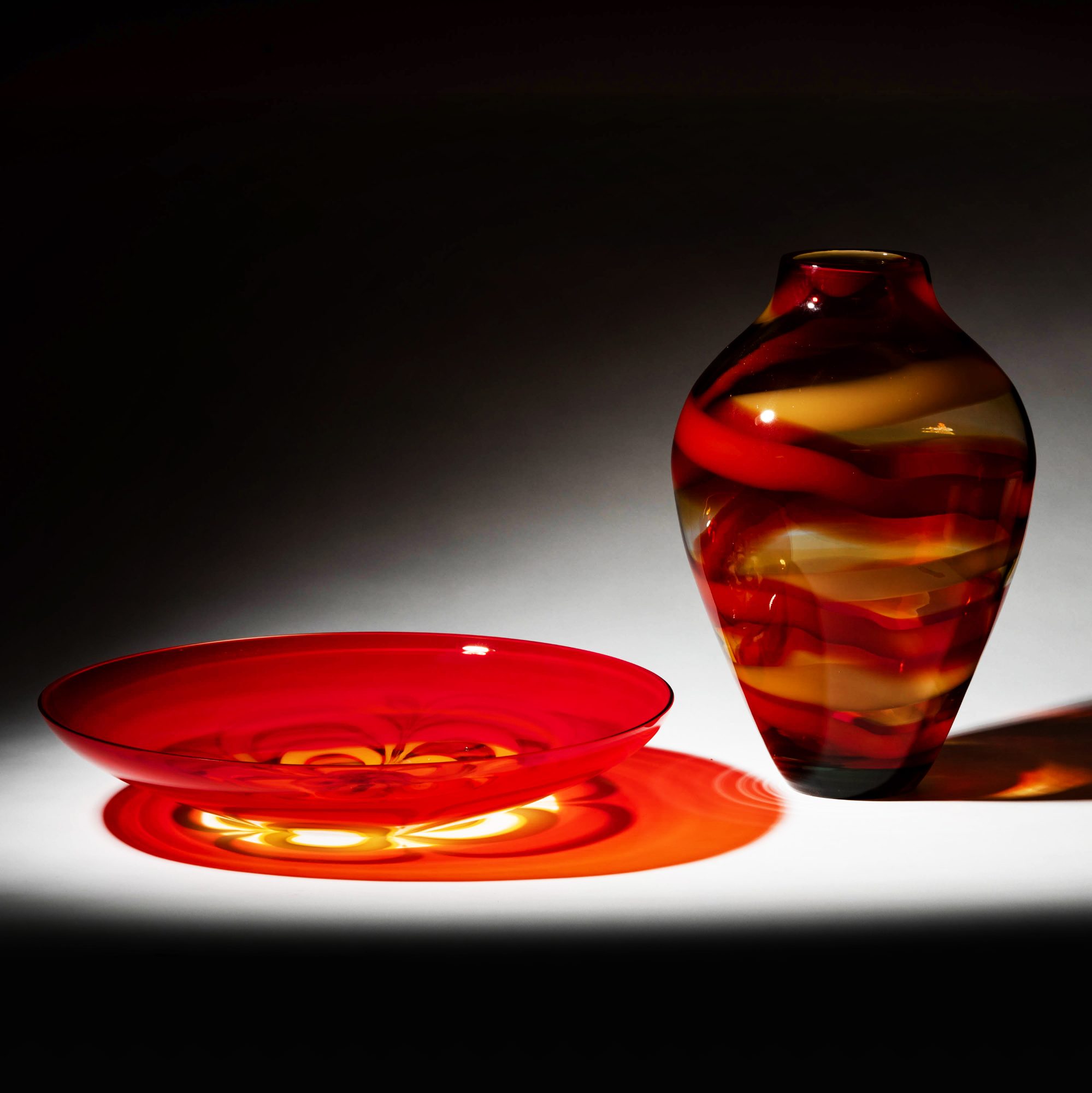 Waterford Evolution Glass Amphora Vase and Centerpiece