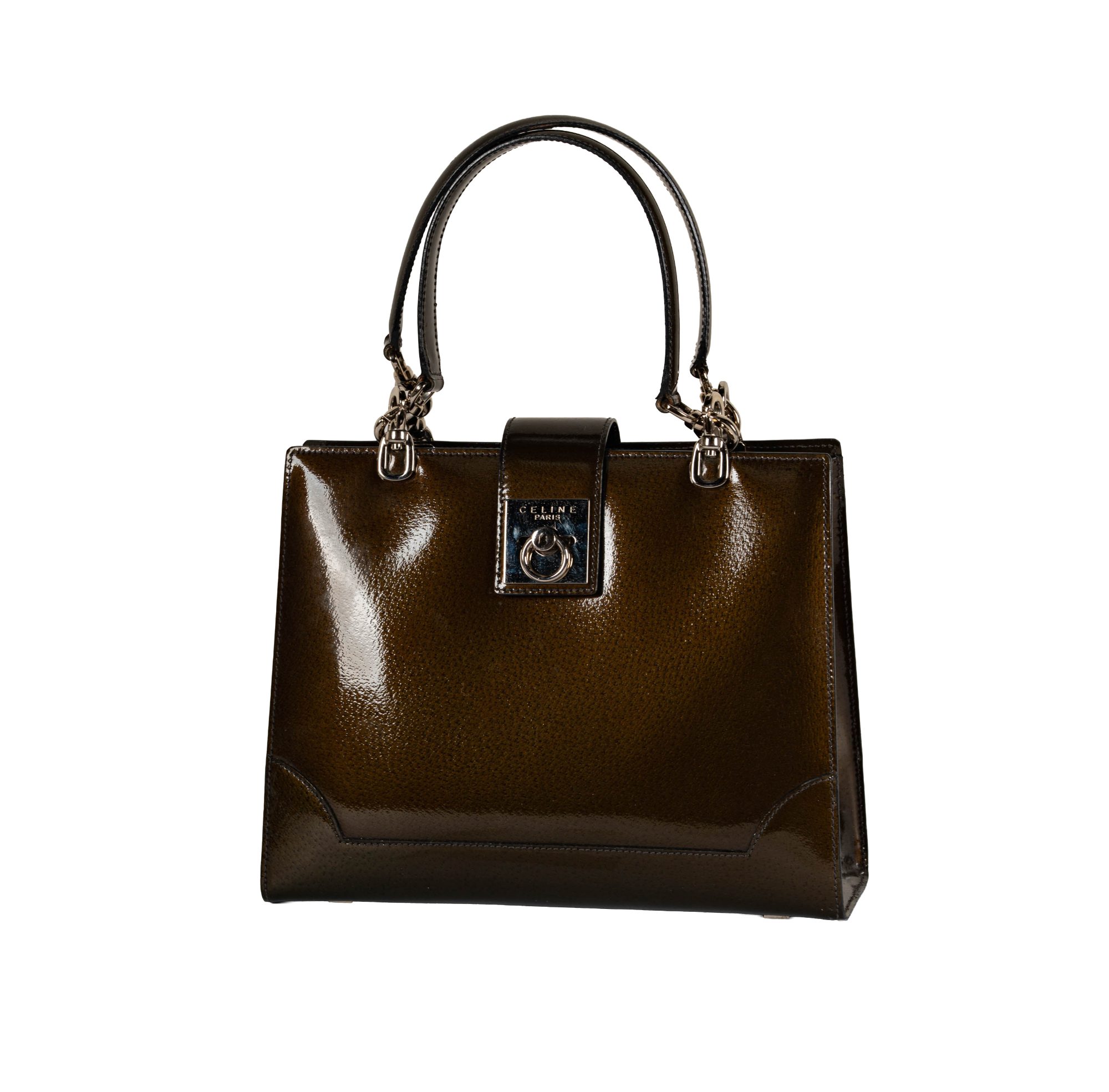 Celine Patent Leather Handbag