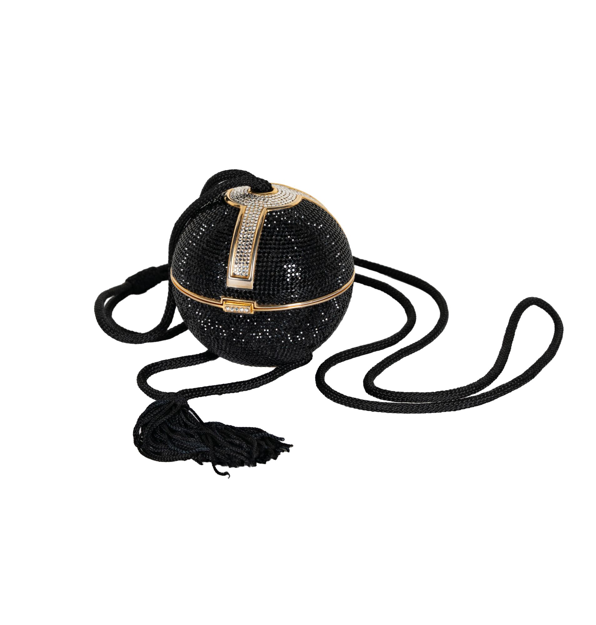Judith Leiber Rhinestone Sphere Minaudière