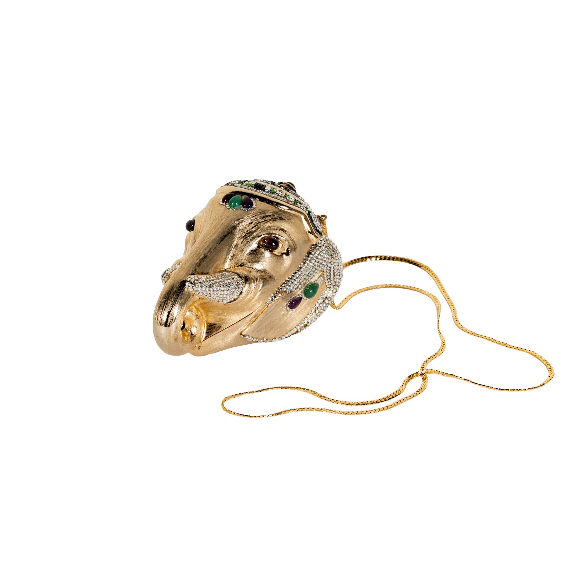 Judith Leiber Elephant Head Minaudière