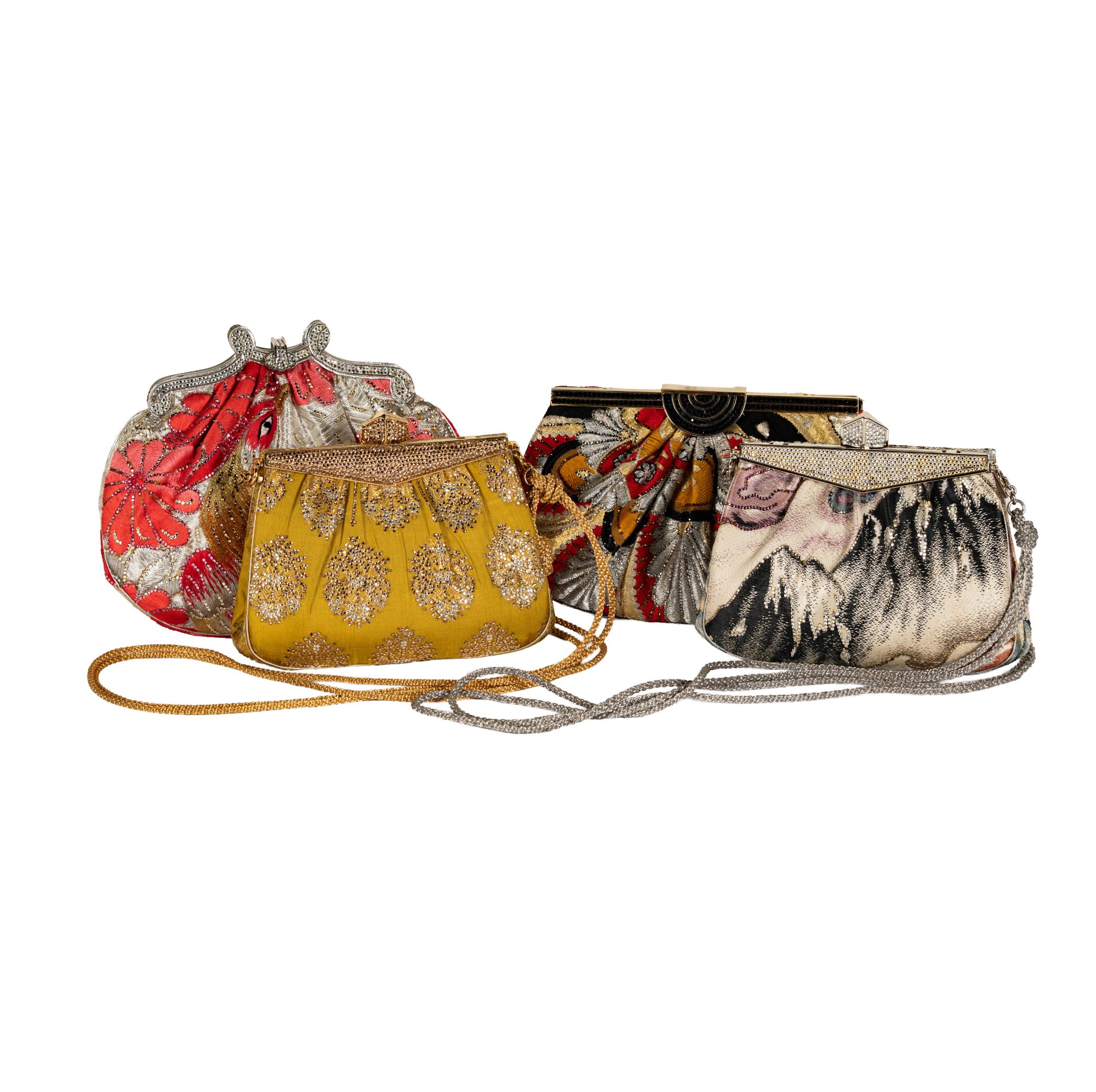Judith Leiber Four Rhinestone Accented Bags