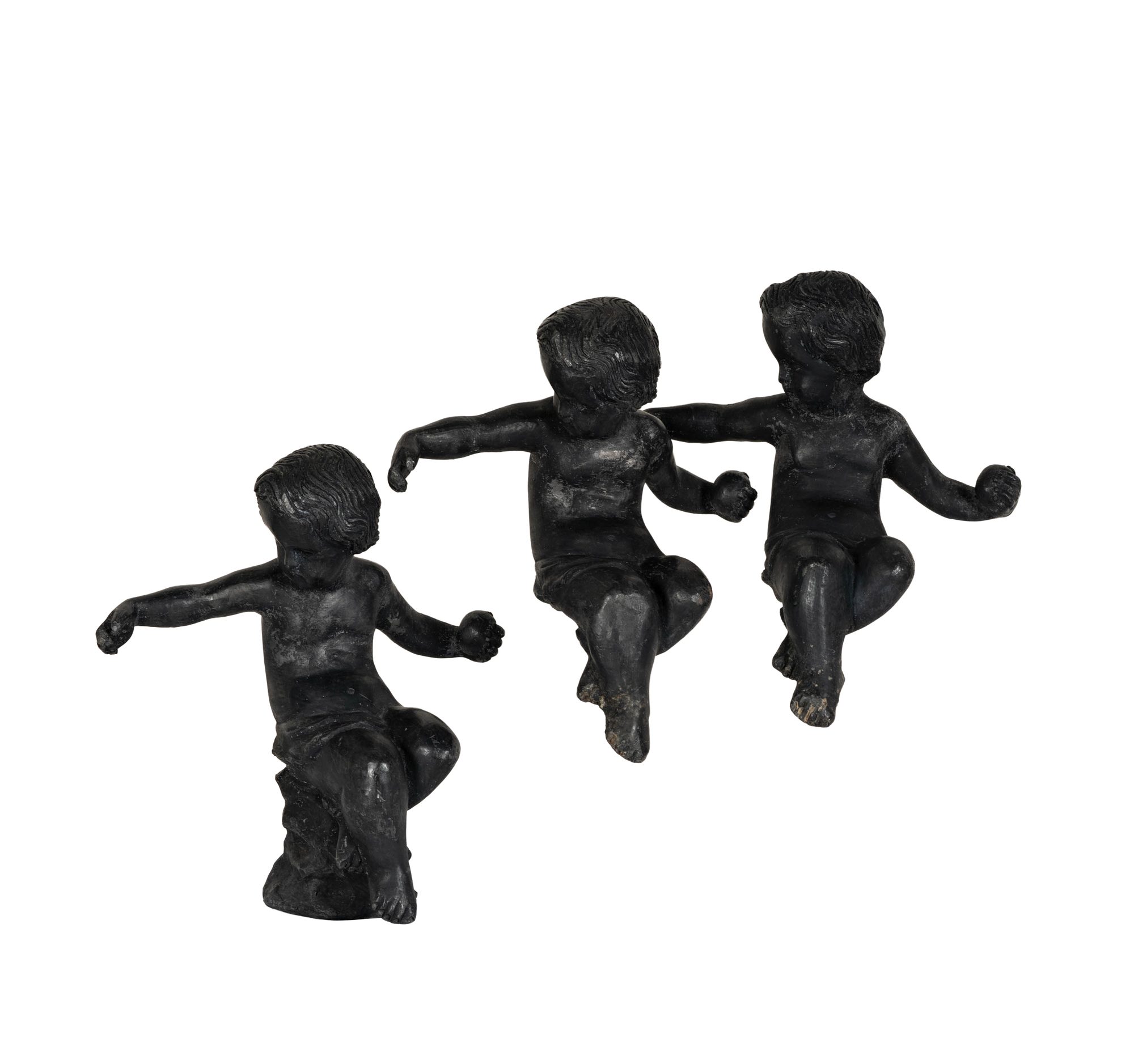 Three Lead Cherubs