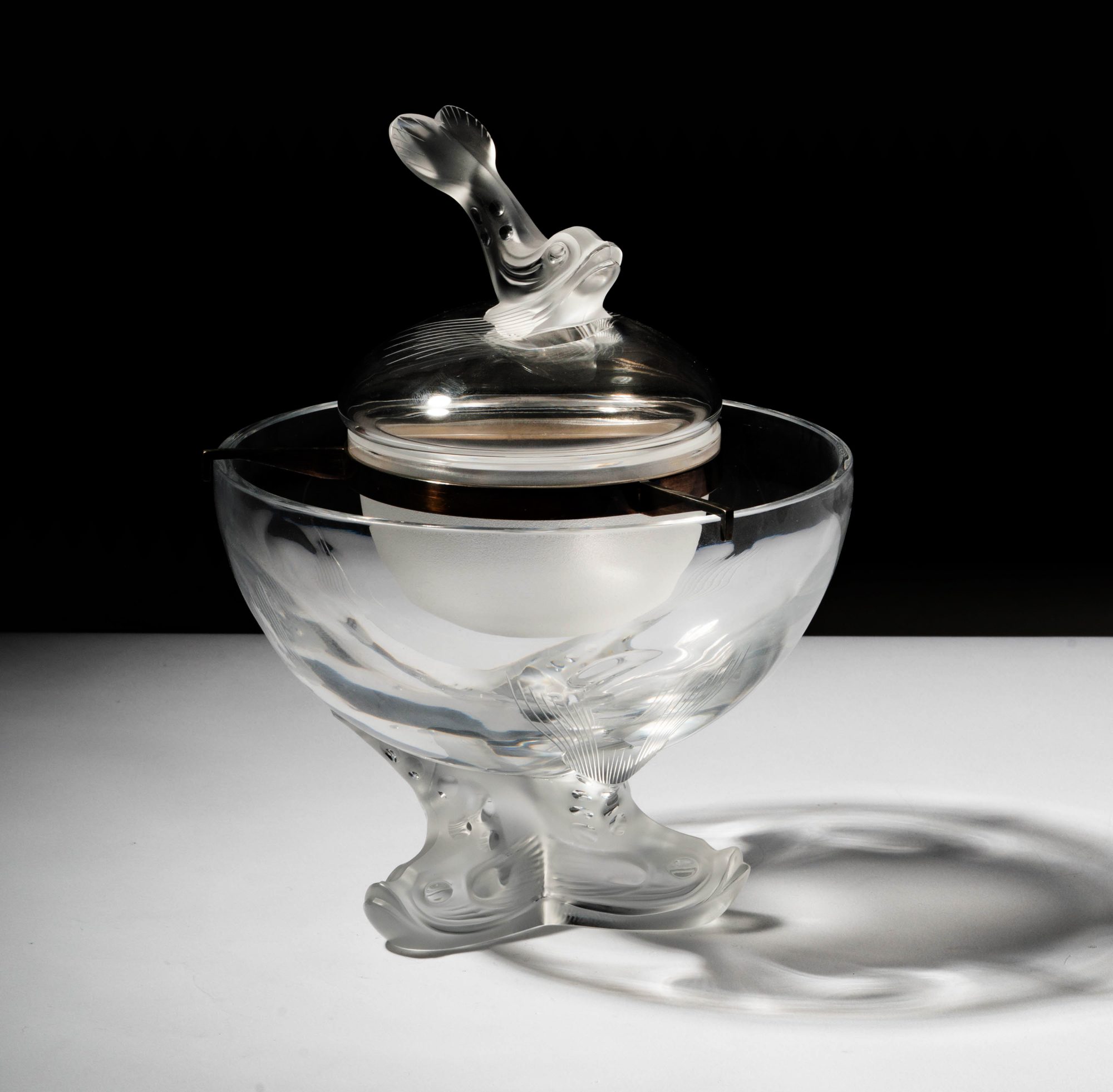 A Lalique Igor Caviar Dish