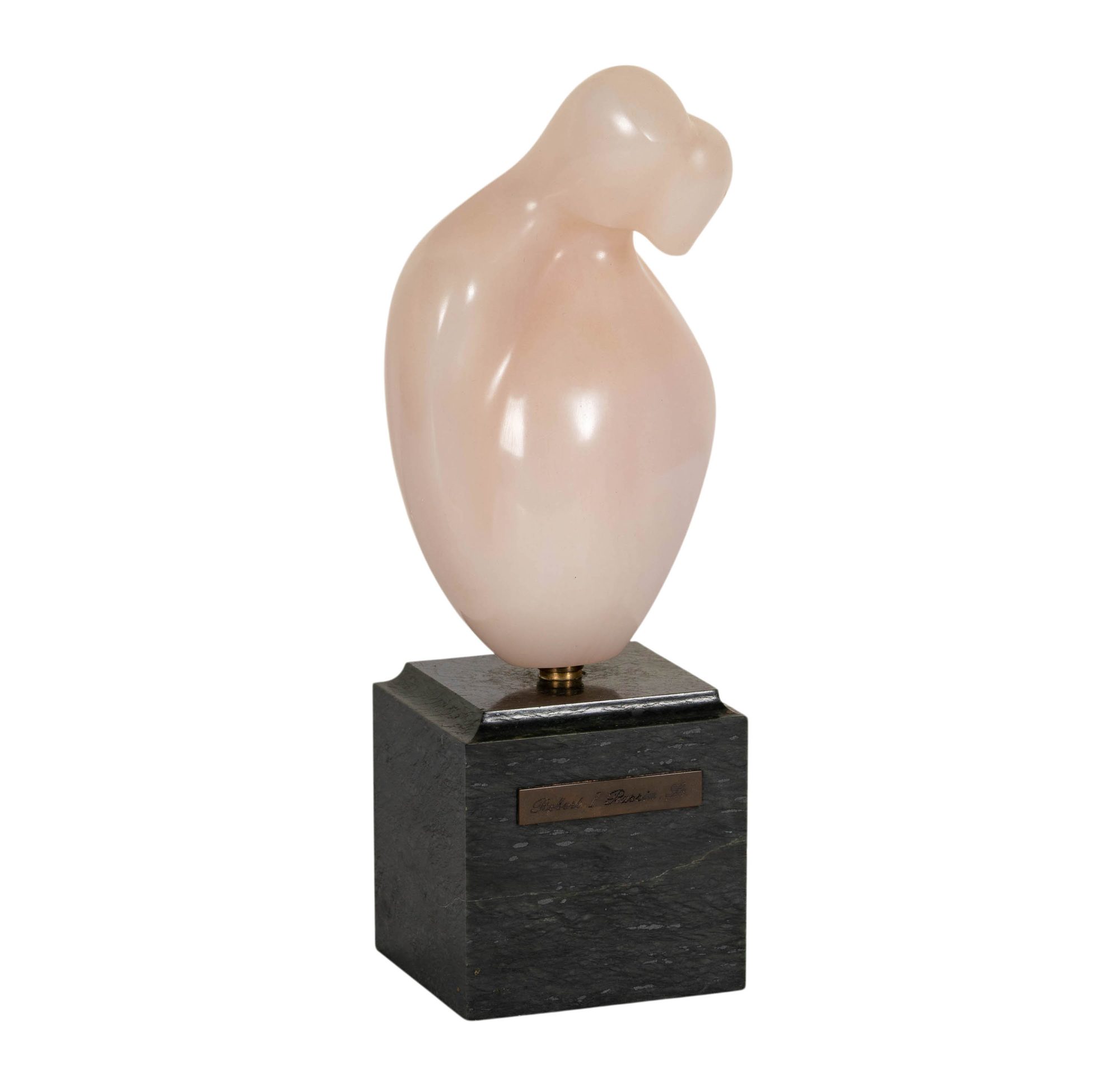 Robert Russin (American, 1914-2007): Carved Stone Bust