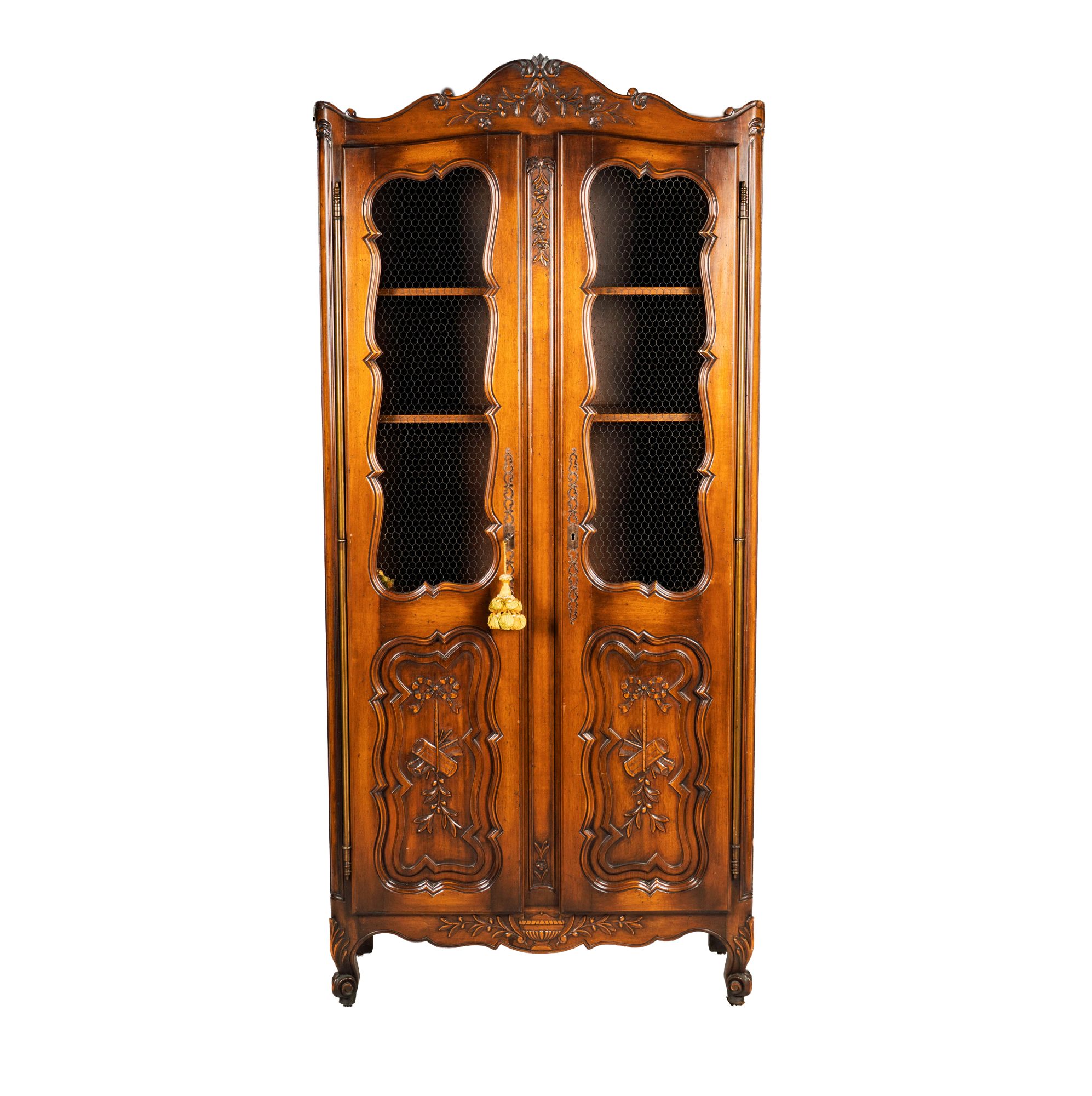 Louis XV style Walnut Bibiliotheque