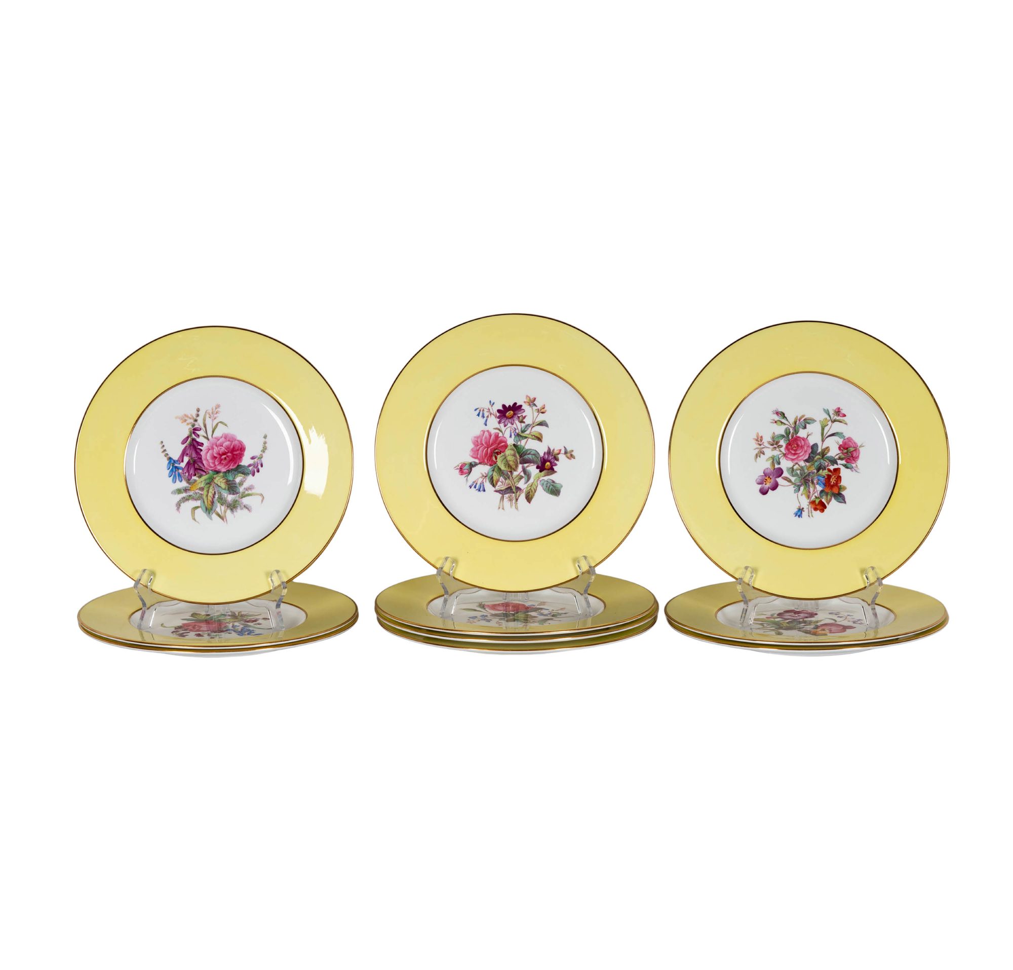 Ten Spode Dinner Plates