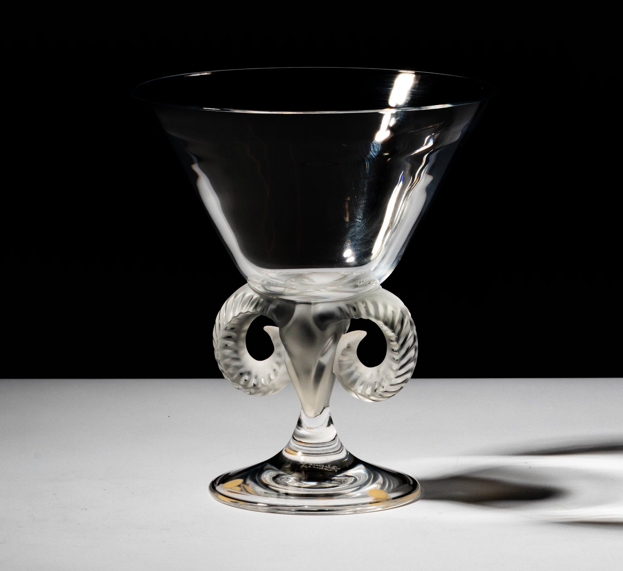 Lalique Aries Rams Compote