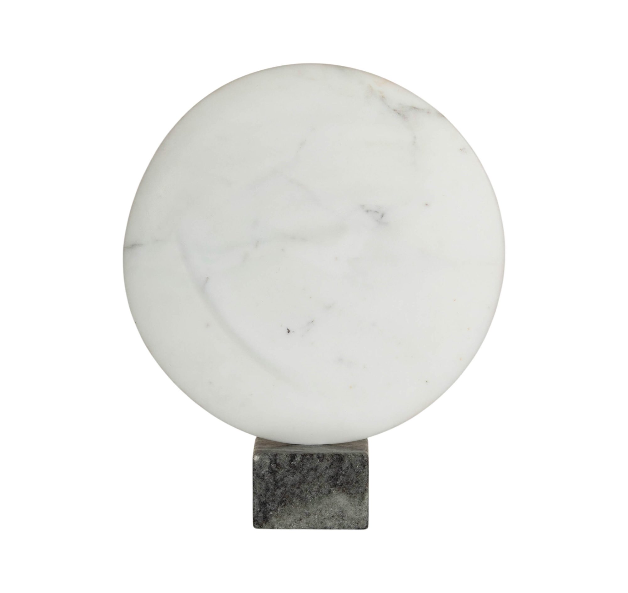 Carved Marble Round Sculpture