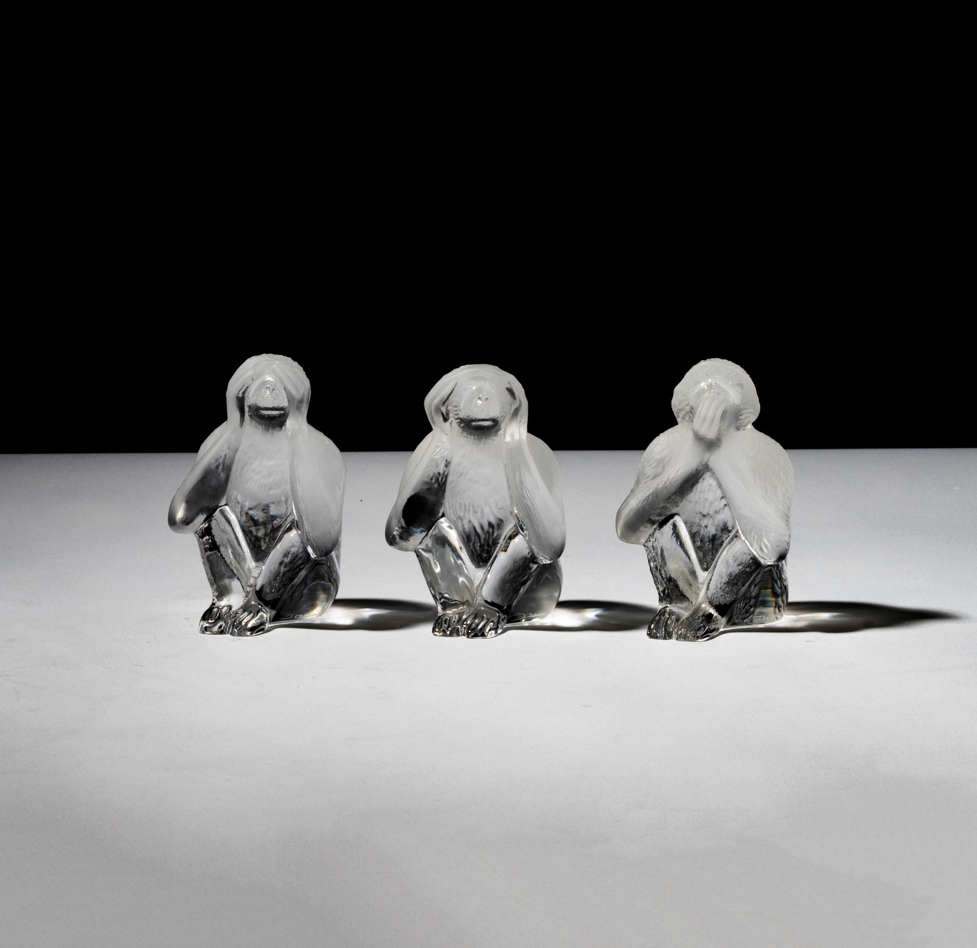 Lalique Three Wise Monkeys