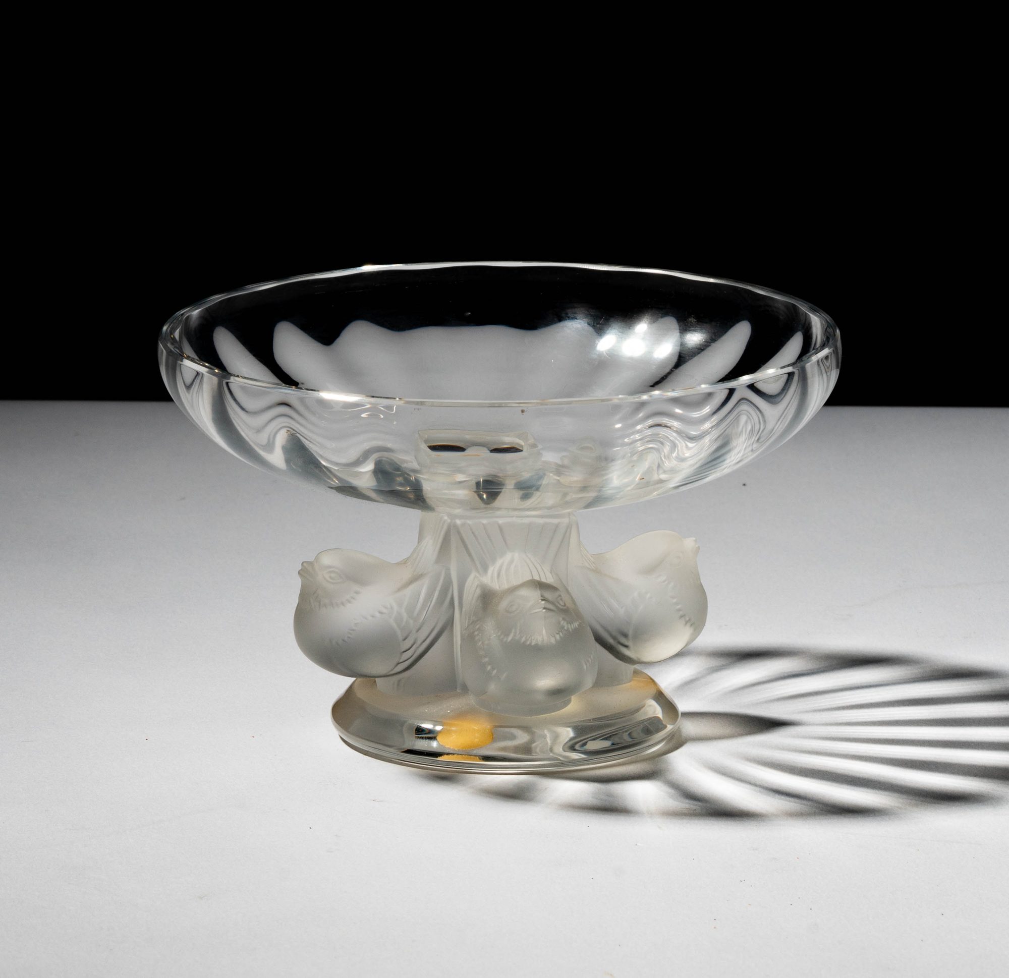 Lalique Nogent Footed Bowl