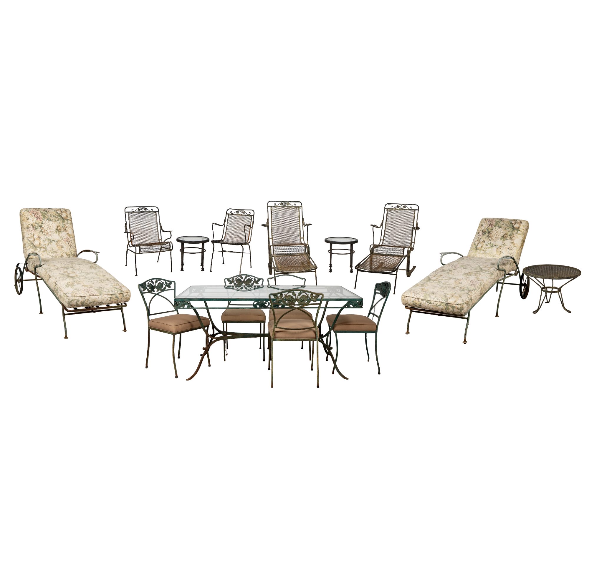 Collection of Iron Patio Set