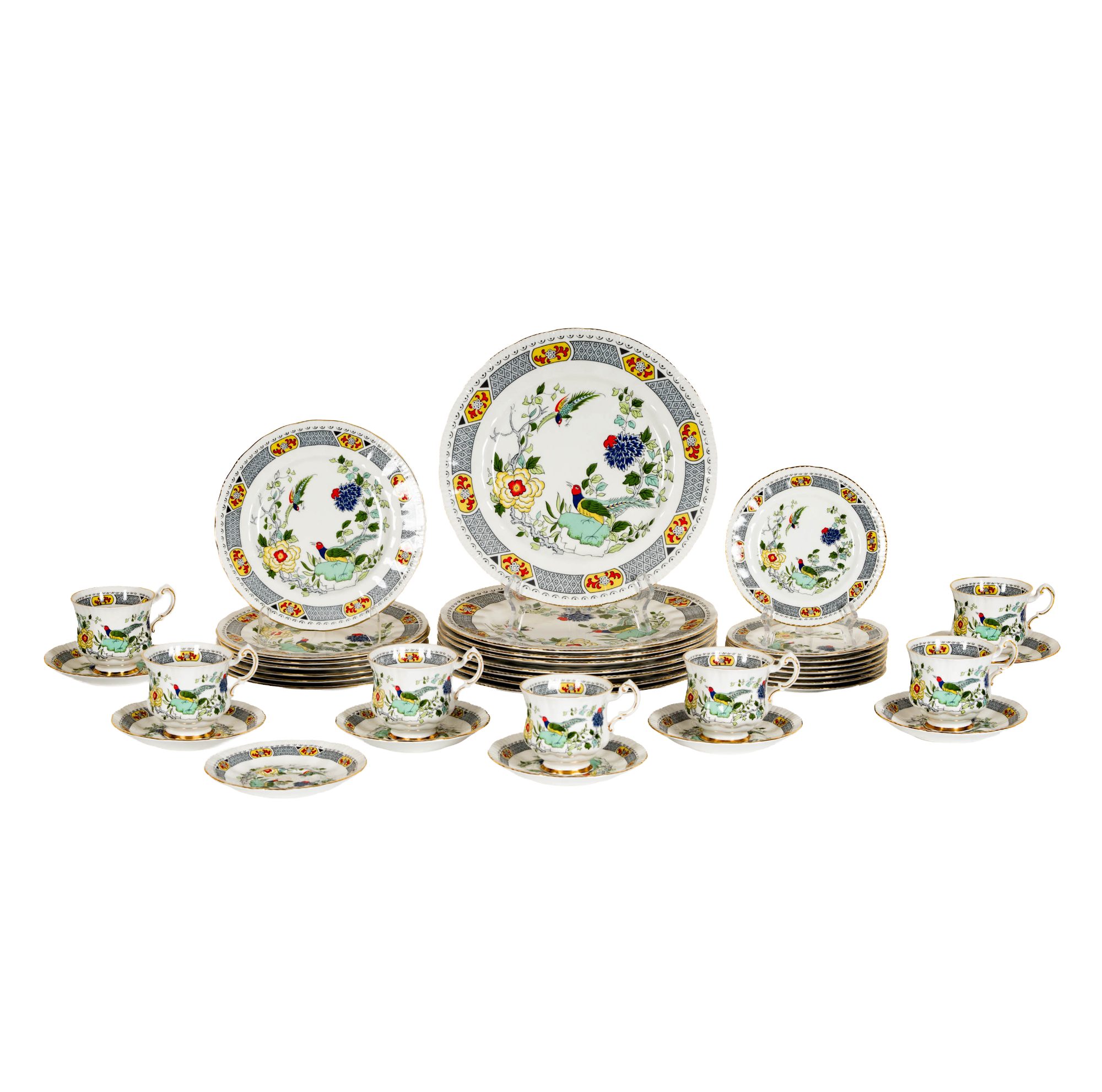 Set of Paragon English Porcelain Dinnerware
