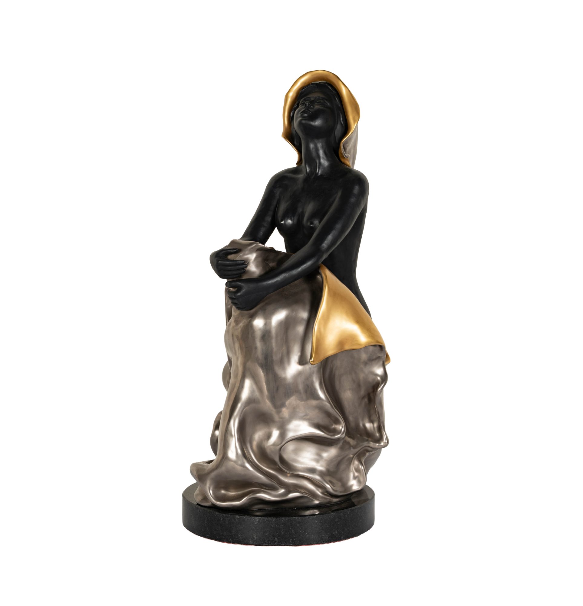 G. Visentin Italian Porcelain Statue of Nude