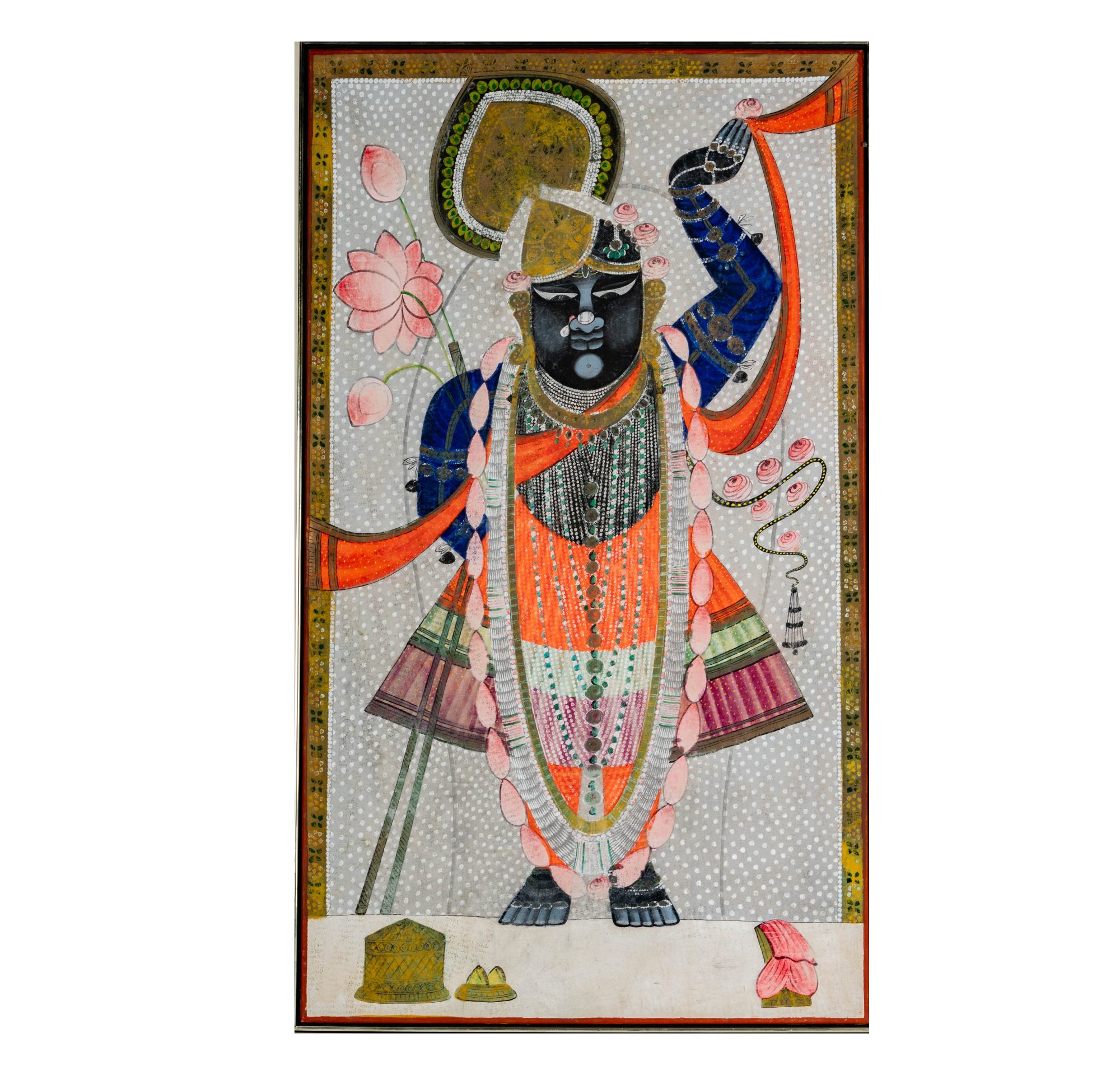 A Hindu Pichwai Painting of Shrinathji