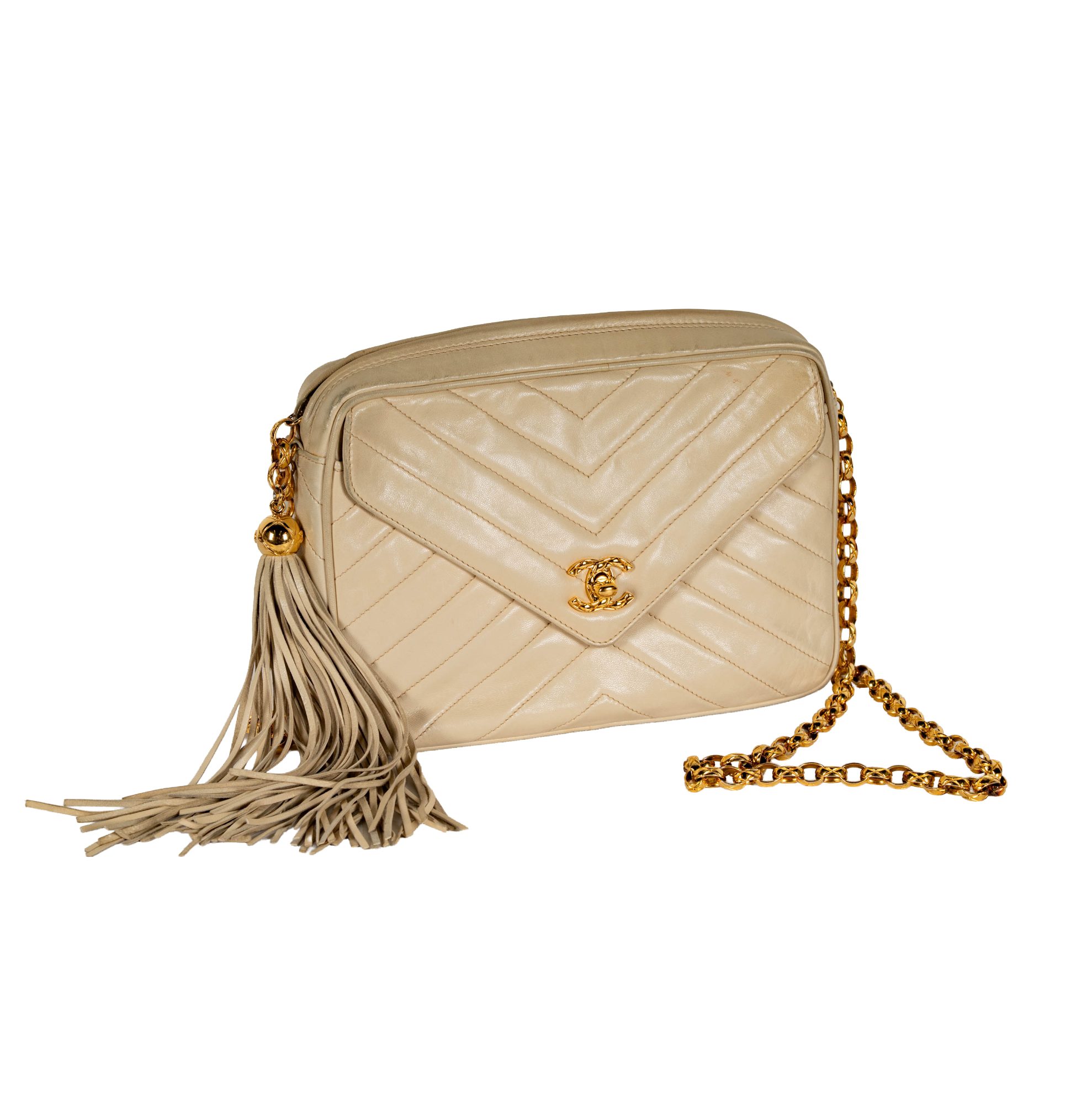 Chanel Quilted Leather Shoulder Bag