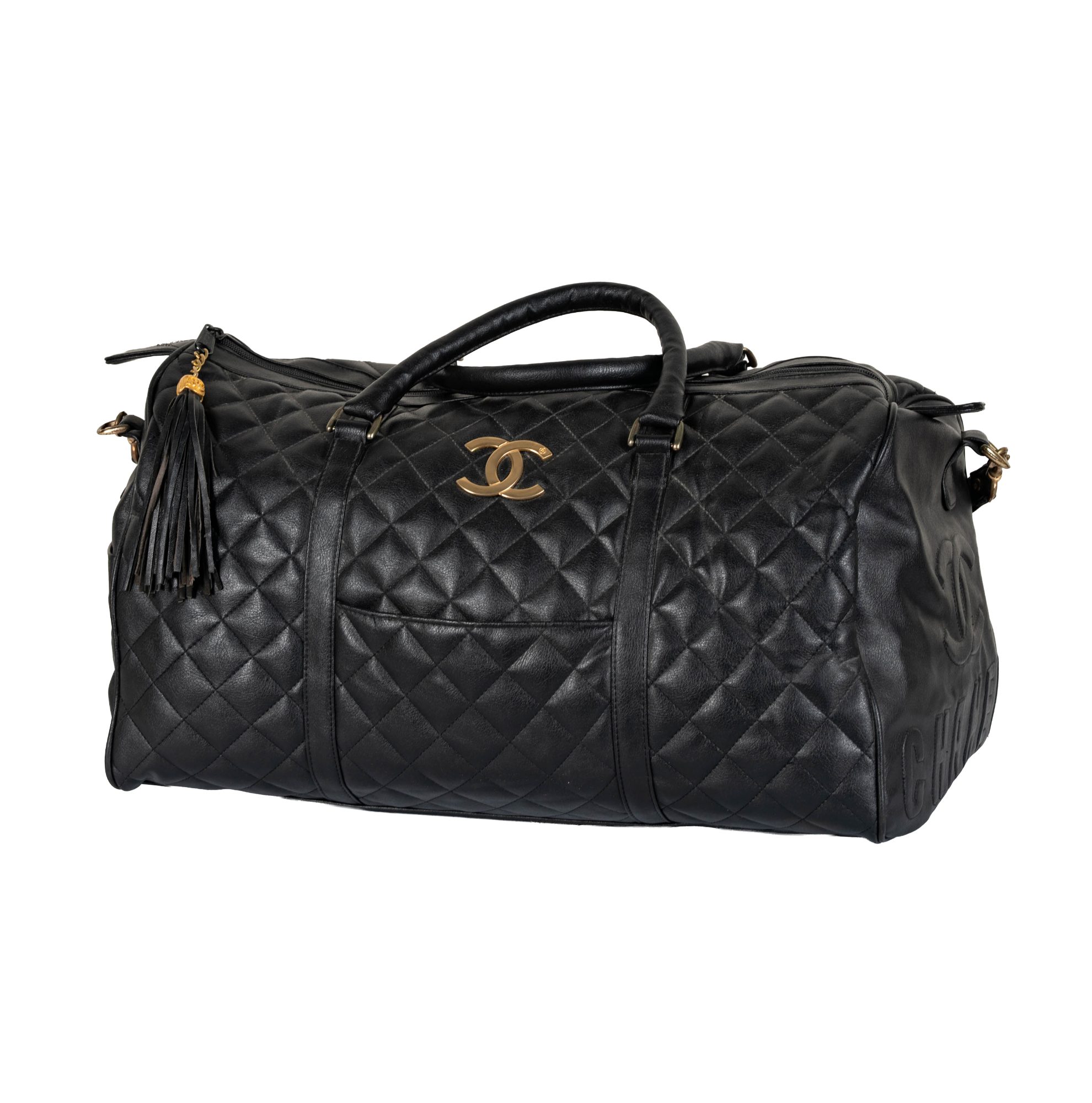 Chanel Quilted Duffle Bag