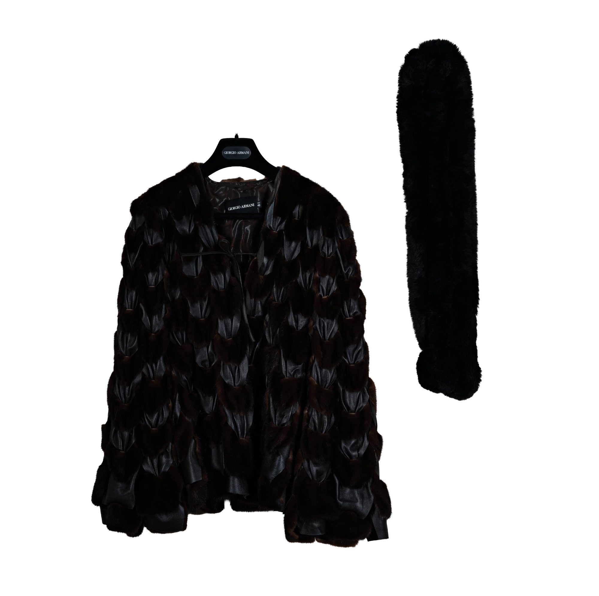 Armani Fur Coat and Shawl