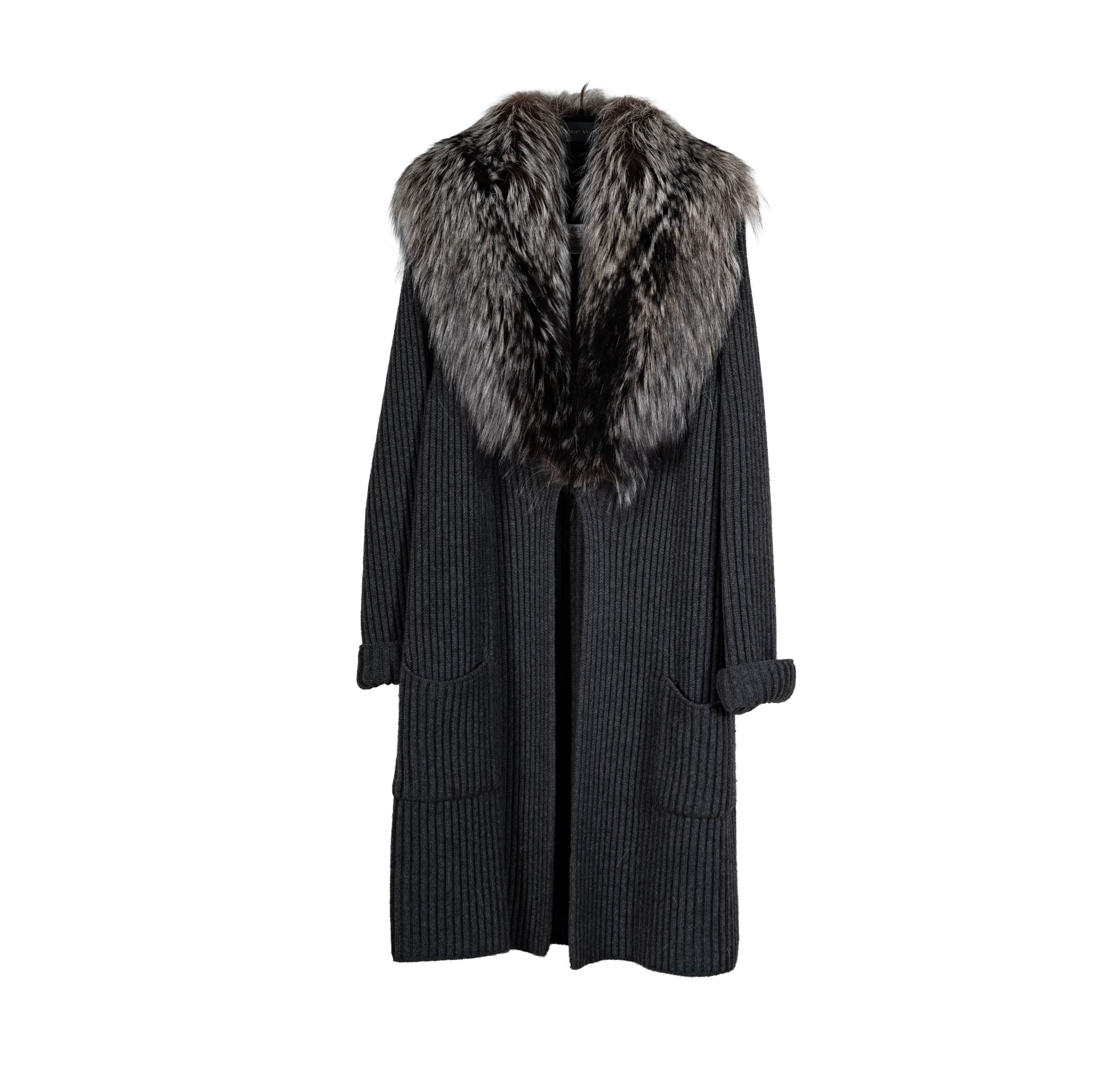 Celine Cashmere Fur Coat