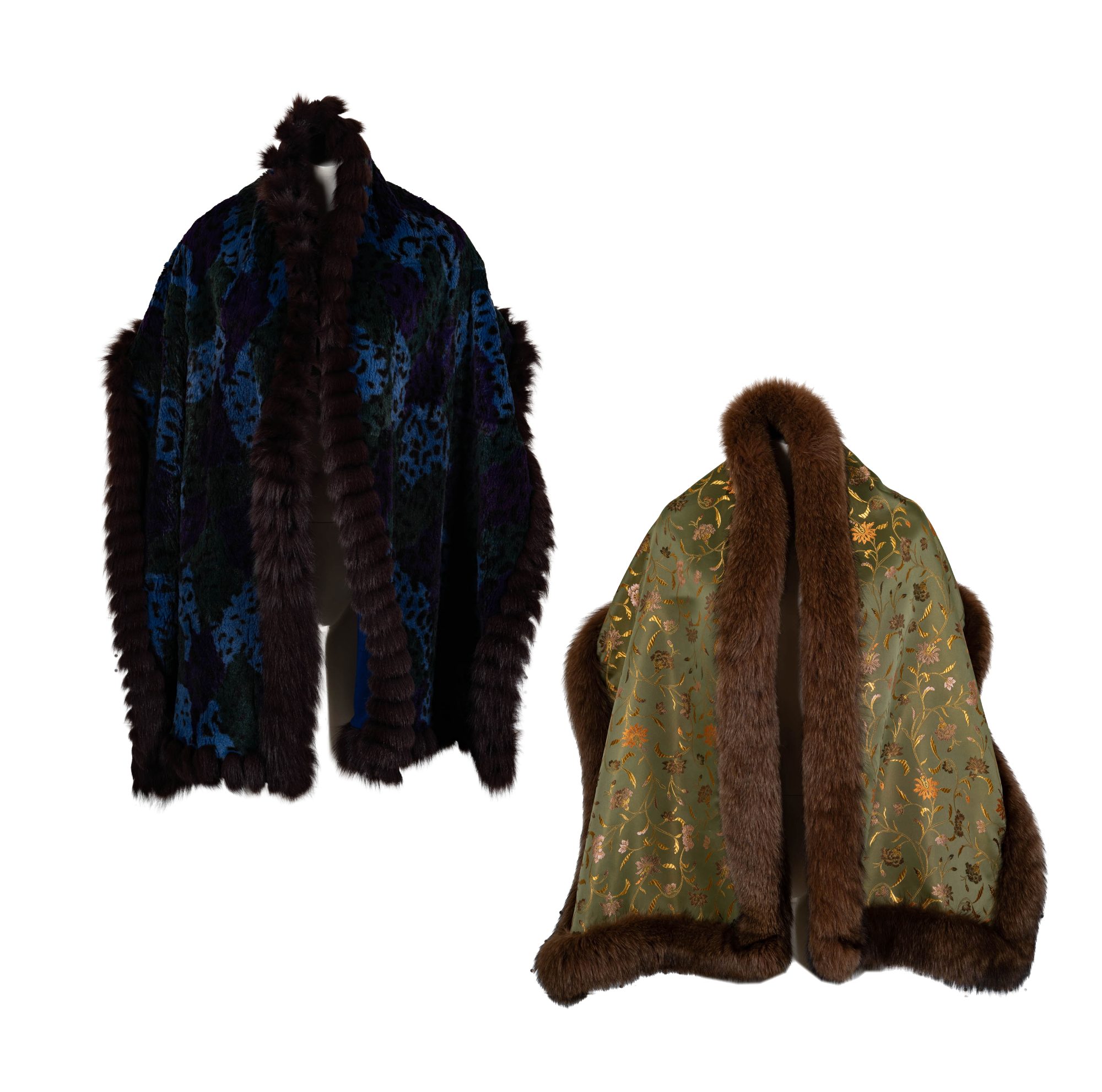 Two Fur Wraps