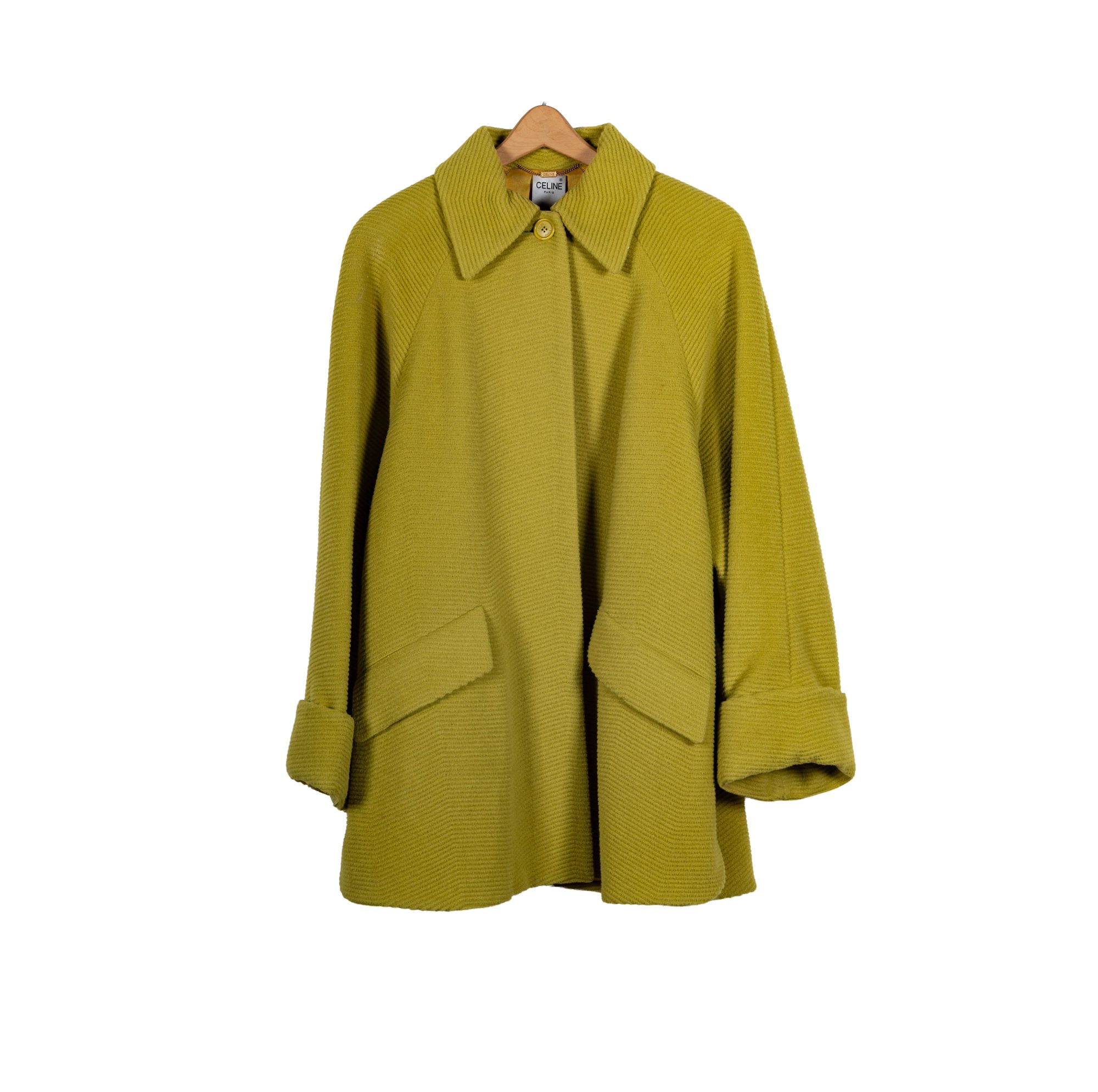 Vintage Celine Chartreuse Coat