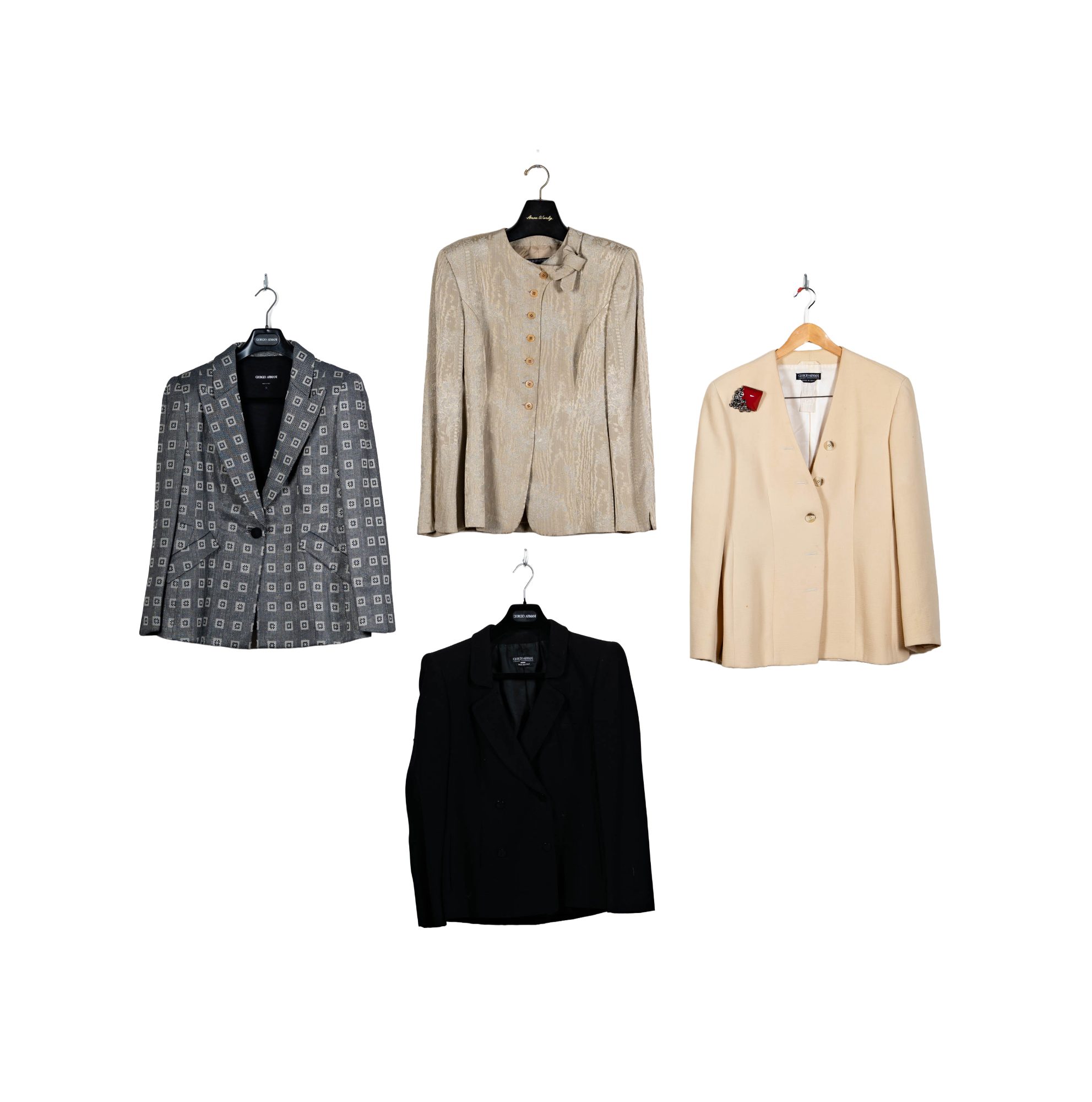 Four Armani Blazers