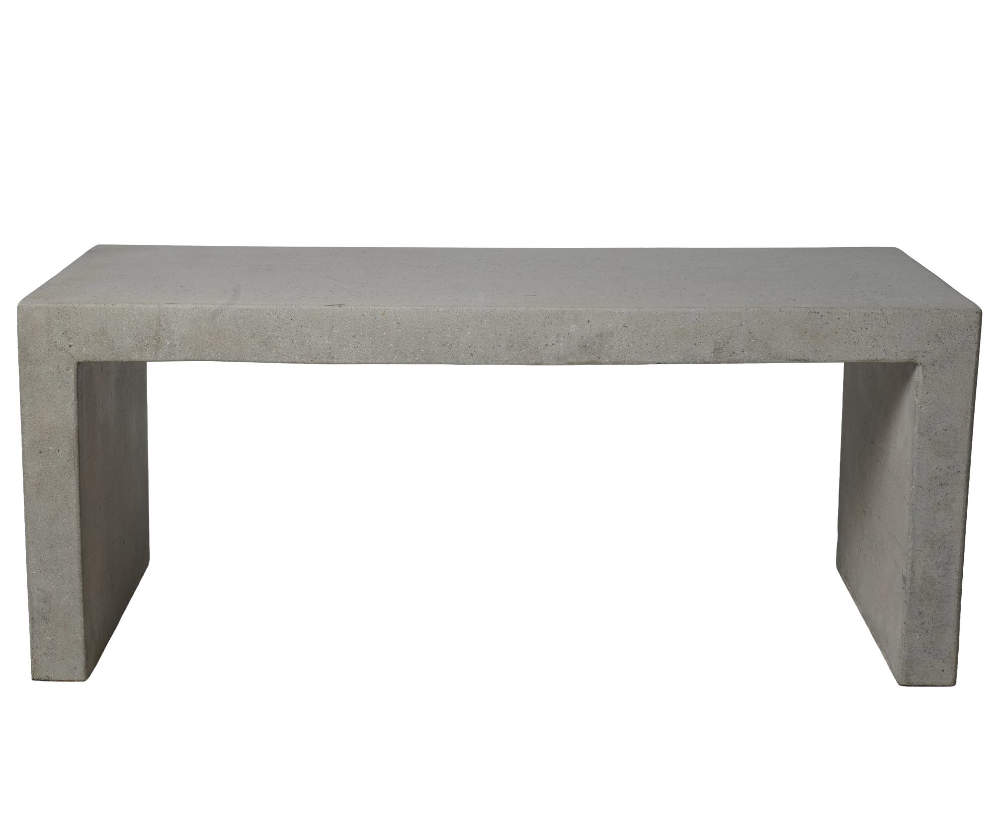A Pair of Cast Cement Benches