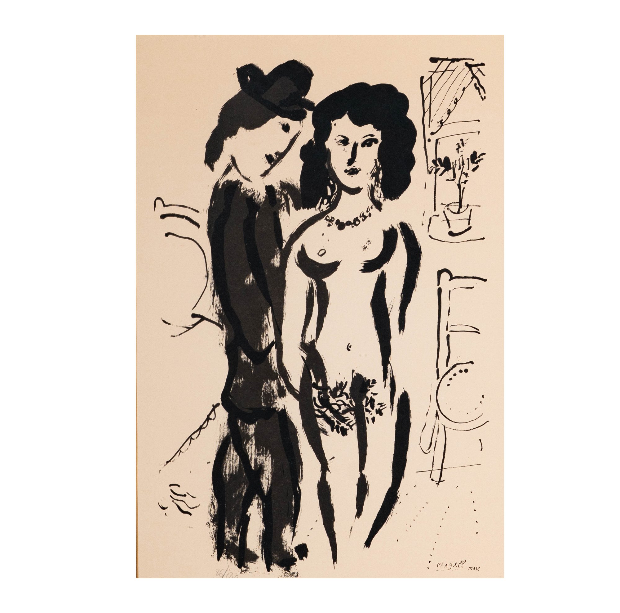 Marc Chagall (BELARUSIAN/FRENCH, 1887–1985), The Lovers