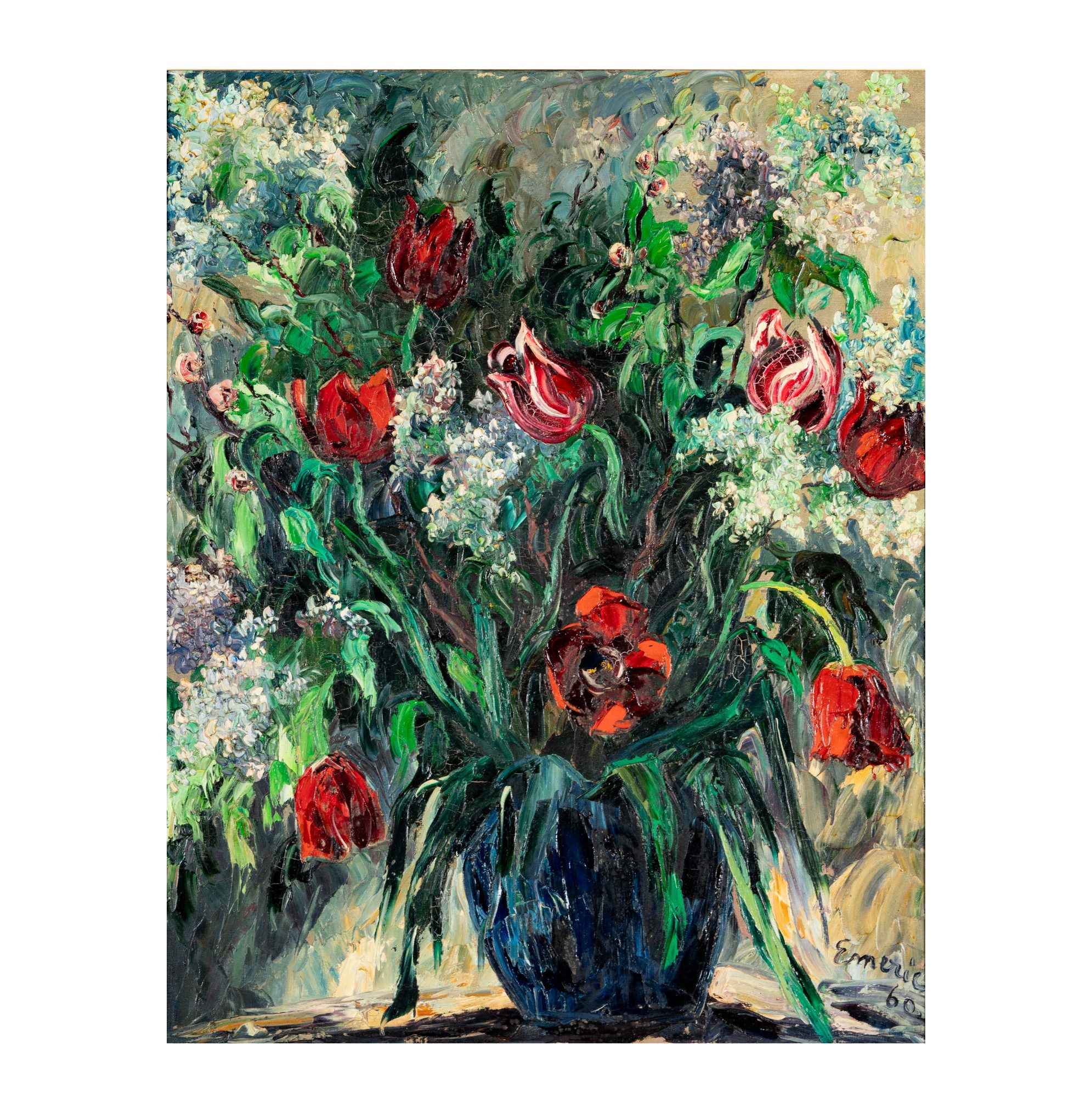 Emeric Vagh Weinmann (1919-2012): Still Life with Tulips