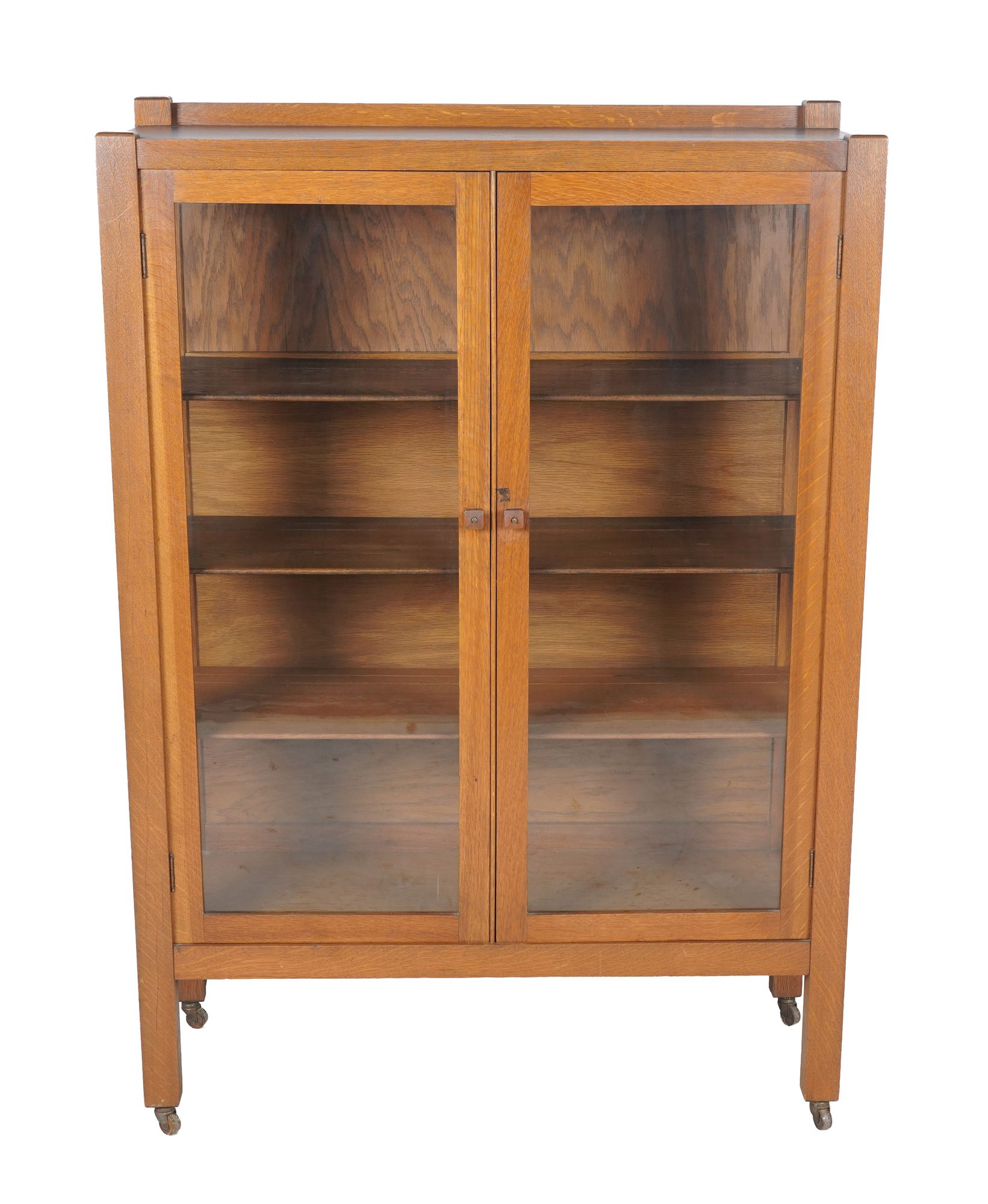 Arts and Crafts Oak Display Cabinet